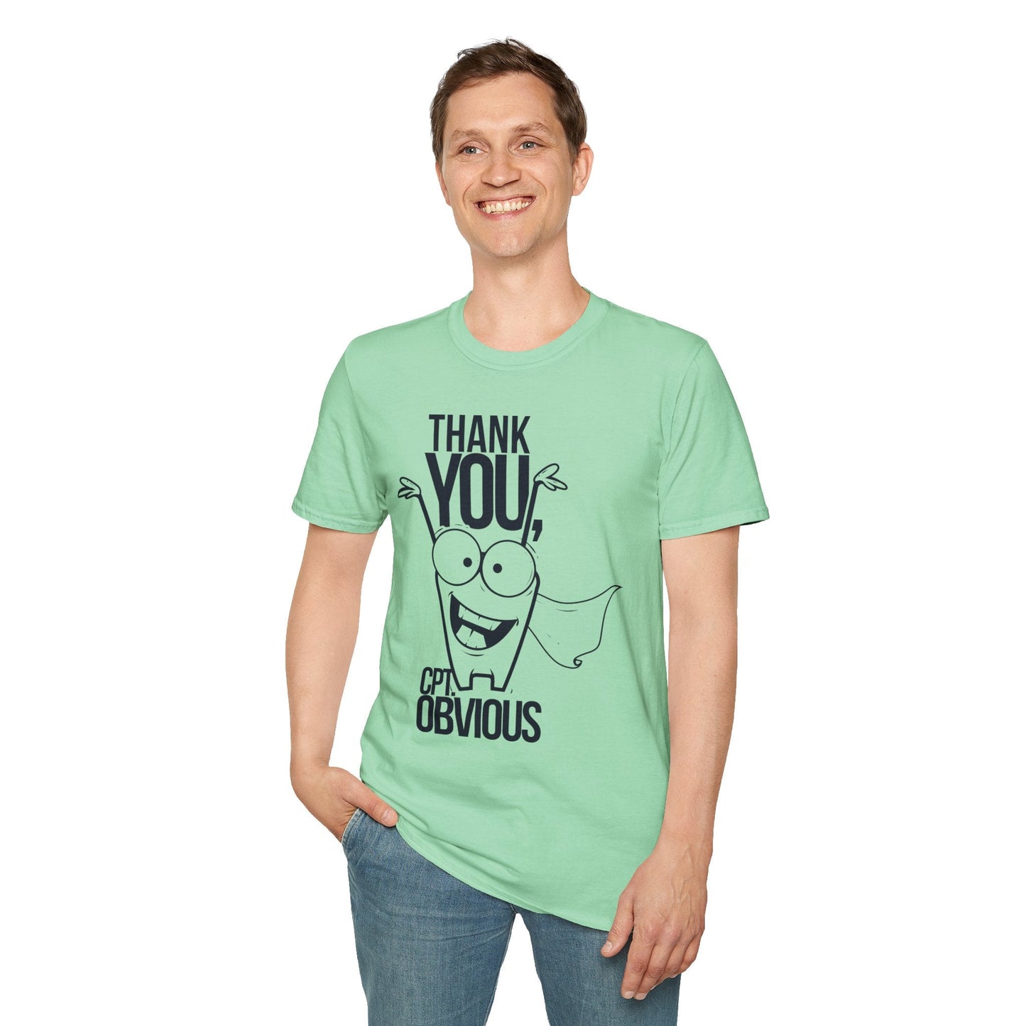 Cartoon T Shirt Animation Funny Tee Unisex Gildan Softstyle 64000 Ring Spun Cotton