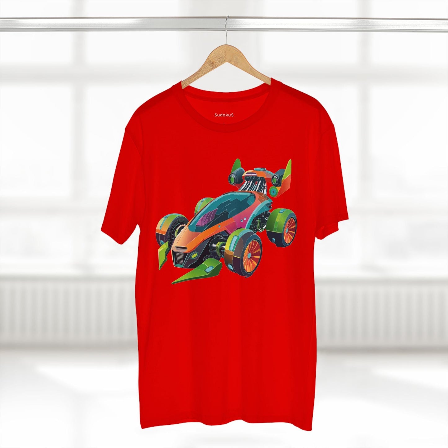 Car Graphic Unisex 100 Cotton Staple Tee 21