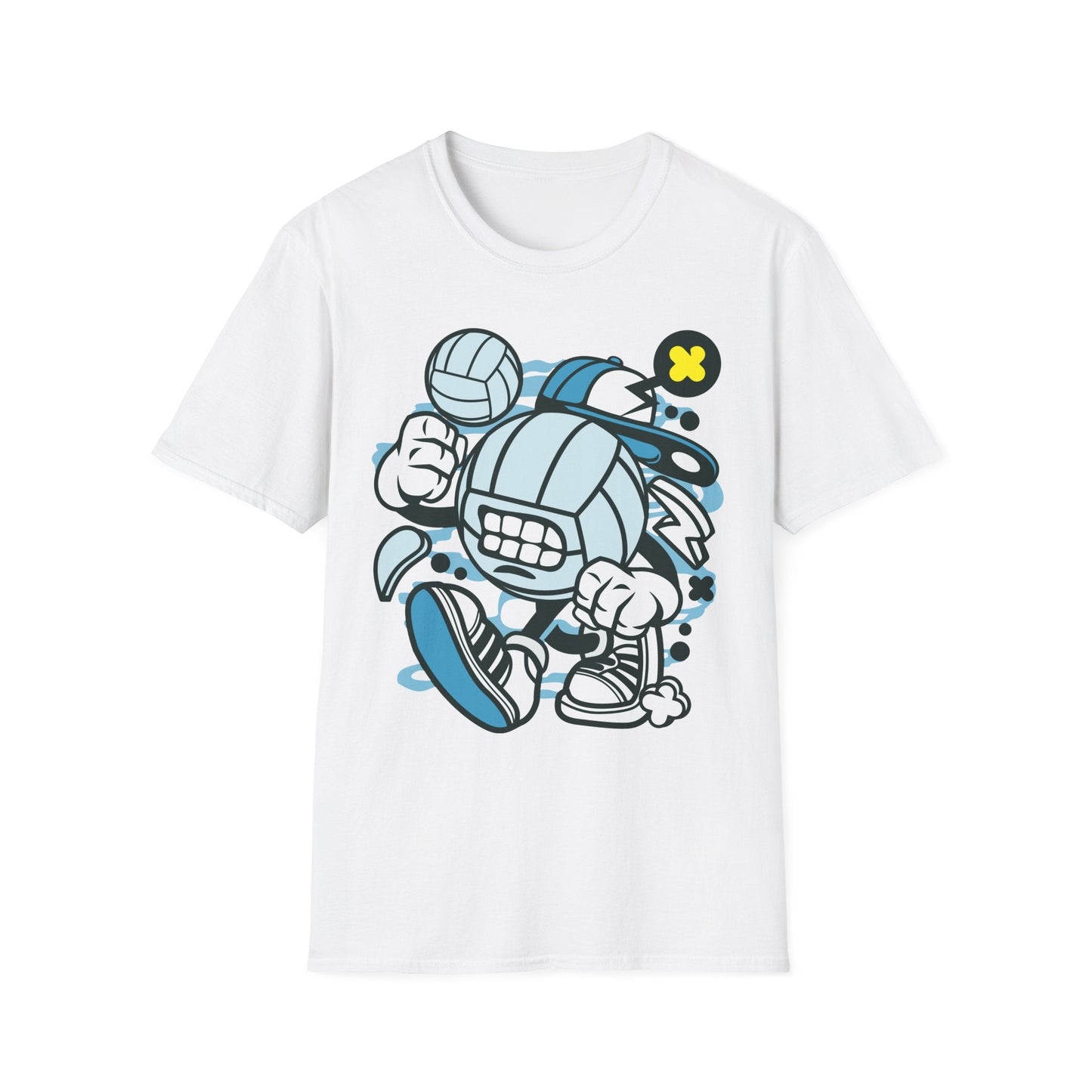 Unisex Cartoon T Shirt Animation Tee Funny Design Gildan Softstyle 64000 100 Percent Cotton