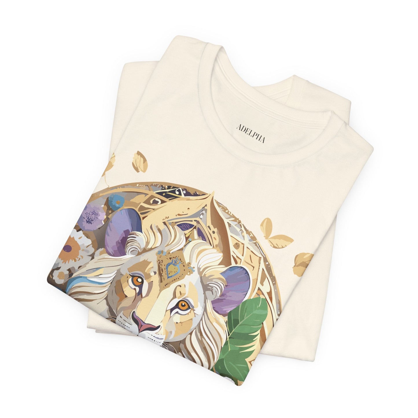 Adelpha Graphic Tee Unisex Medallion Shirt Vintage Inspired Art Design Short Sleeve