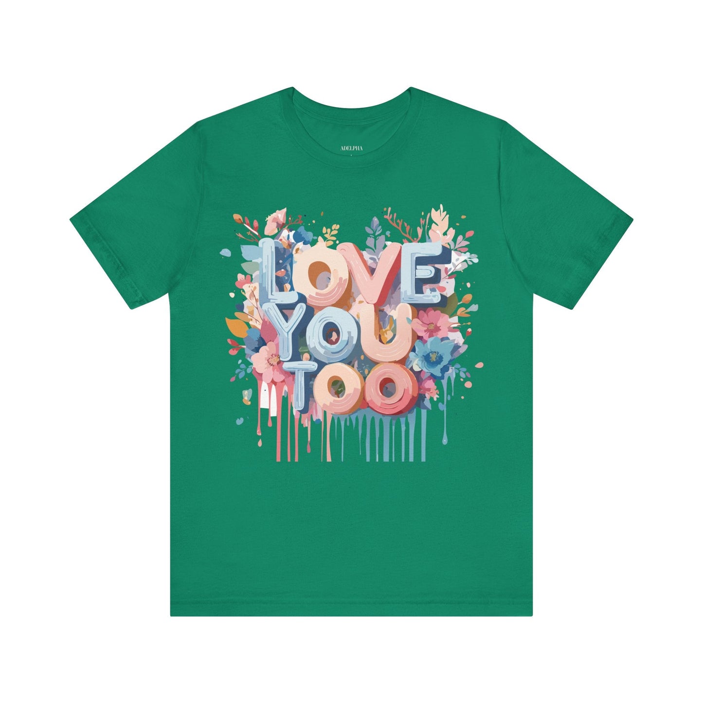 Valentine Graphic Tee Unisex Short Sleeve Art Design By Adelpha Vintage Inspired Tee
