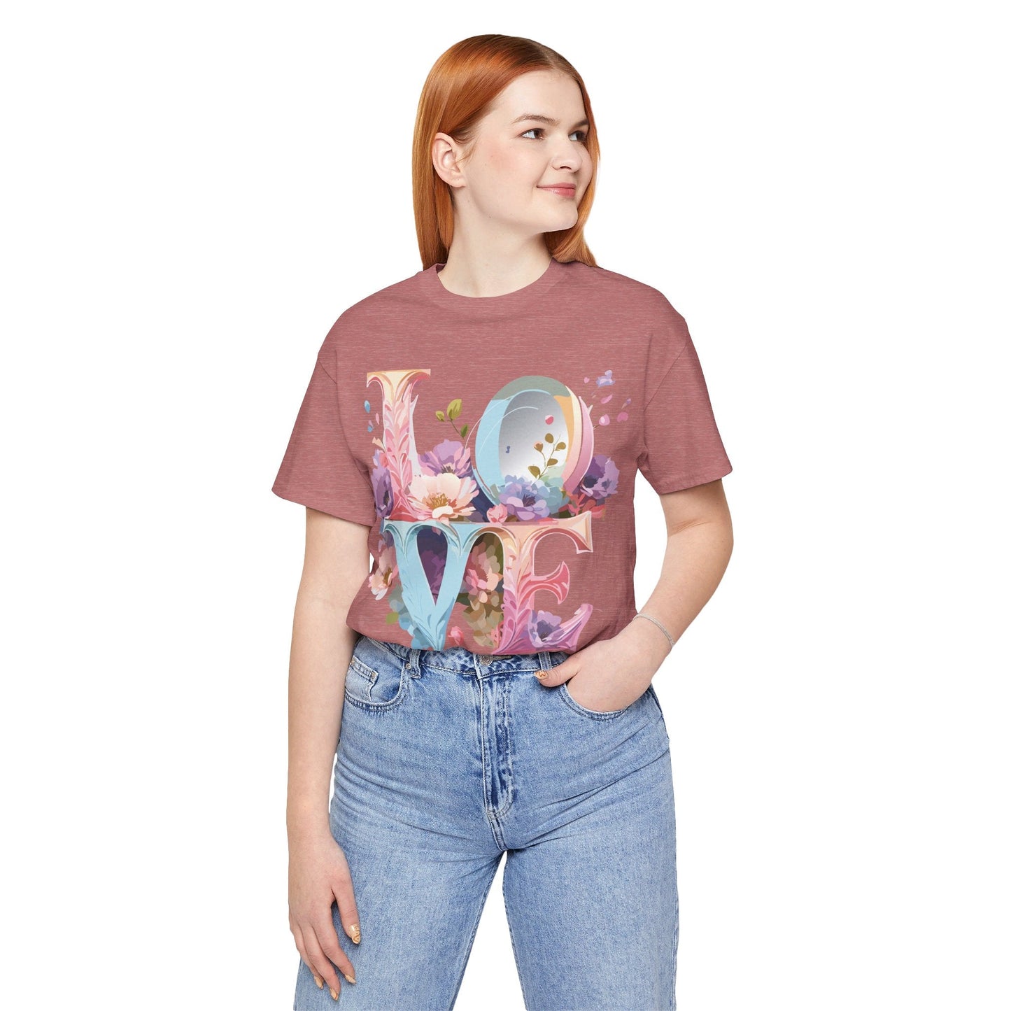 Adelpha Valentine Graphic Tee Unisex Short Sleeve Vintage Inspired Art Design for Everyday Wear