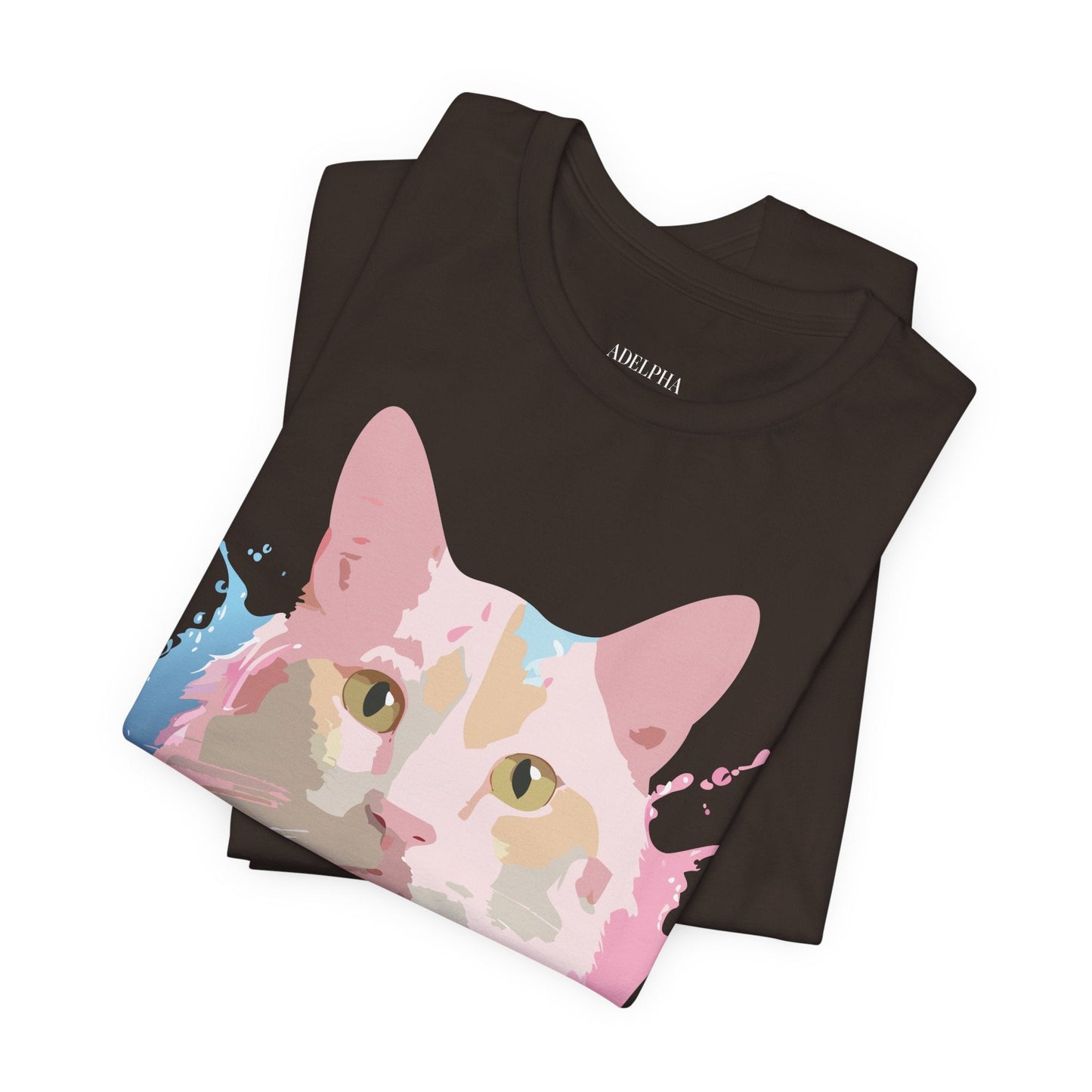 Cat Graphic Tee Unisex Shirt With Vintage Artwork From Adelpha