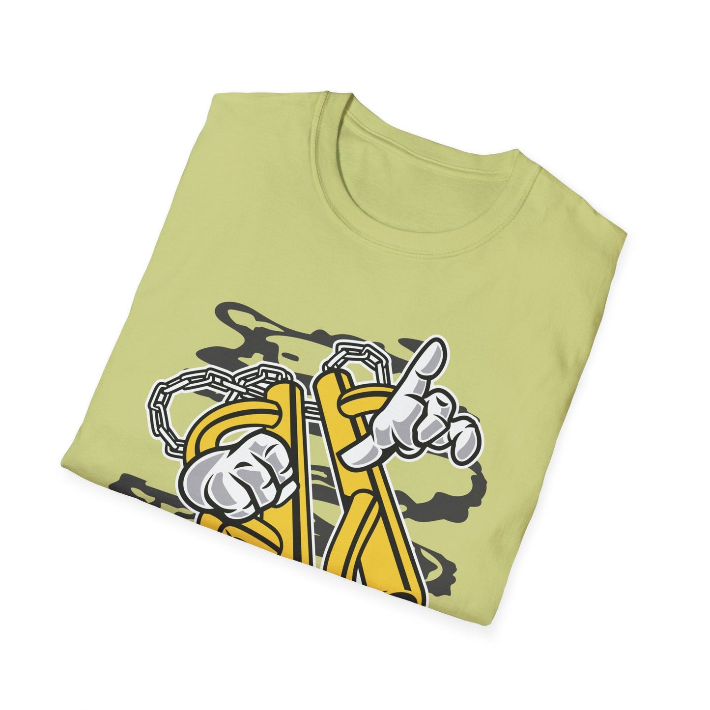 Cartoon T Shirt Animation T Shirt Funny Tee Unisex Softstyle 100 Percent Cotton 64000