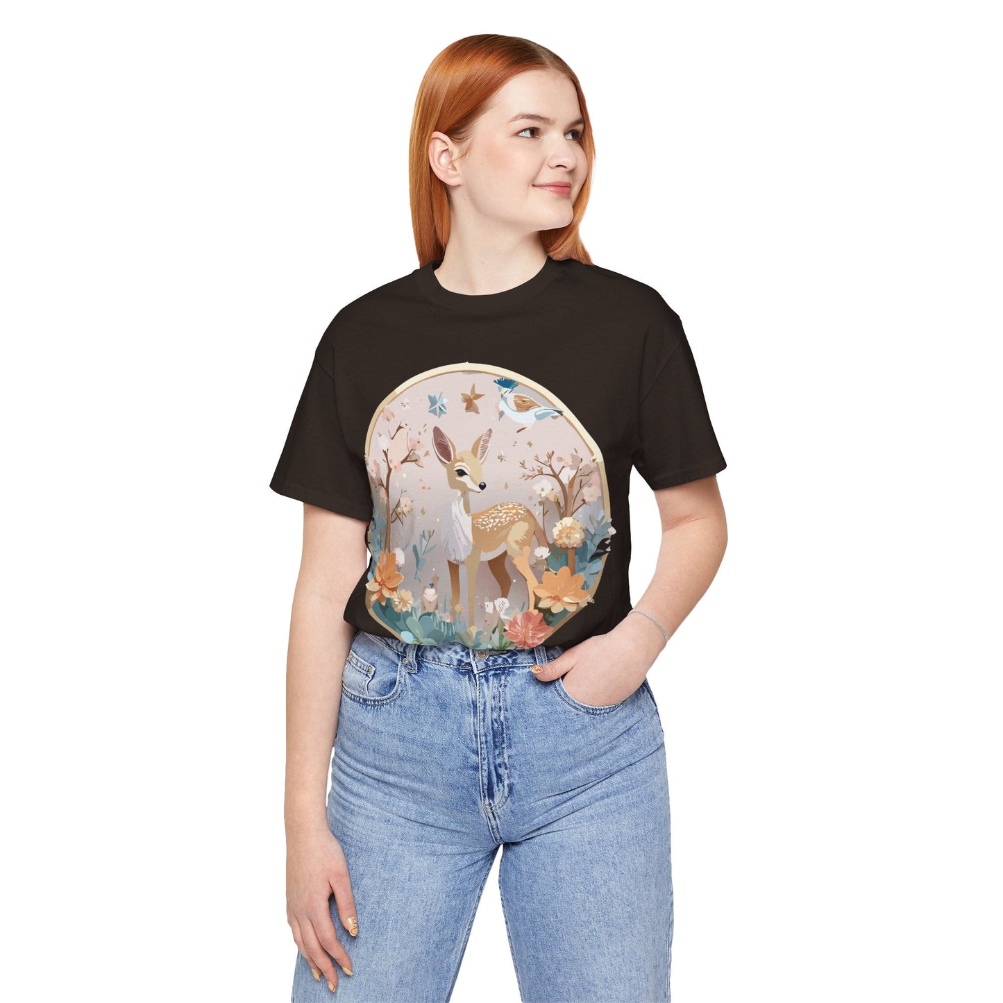 Adelpha Medallion Shirt Unisex Graphic Tee Vintage Inspired Art Design Short Sleeve T Shirt
