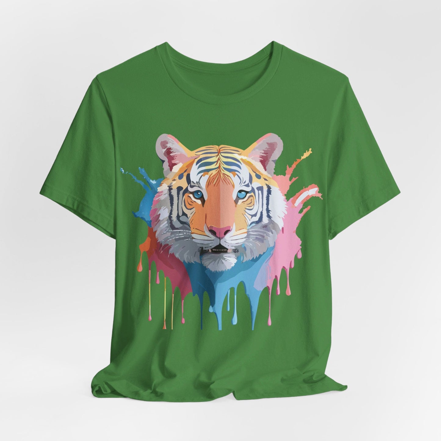 Tiger Graphic Tee By Adelpha Unisex Short Sleeve Vintage Inspired Art Shirt Premium Quality