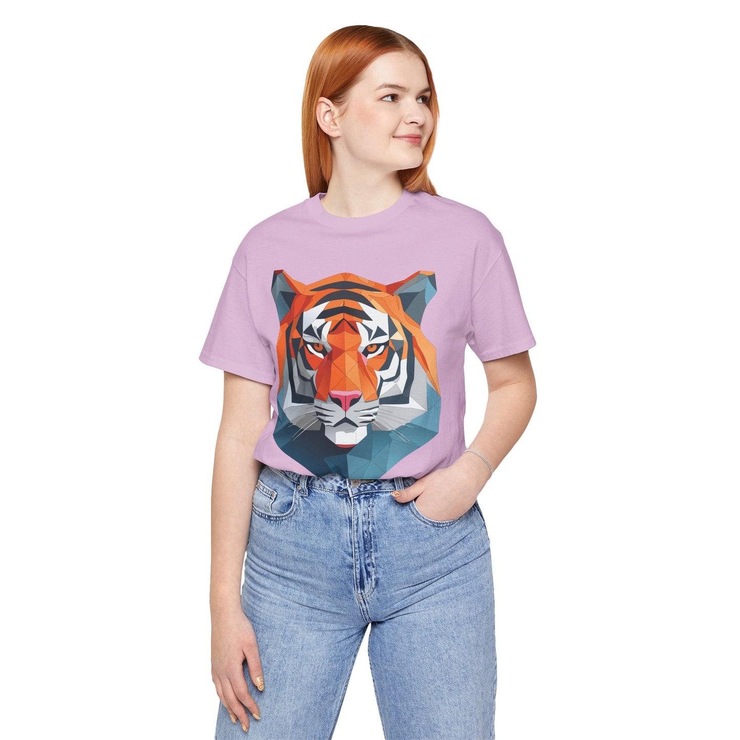 Unisex Animal Artwork Tee Shirt With Wild Animals Design For Everyday Wear And Comfort
