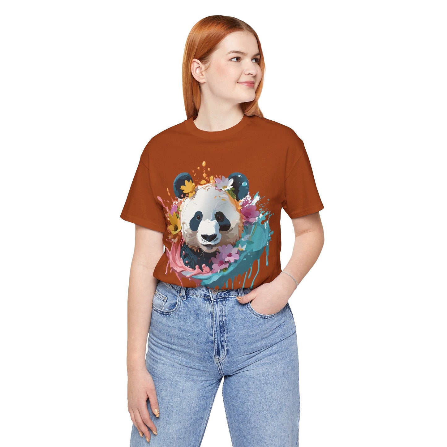 Adelpha Panda Graphic Tee Unisex Short Sleeve Vintage Inspired Artwork Shirt Premium Quality