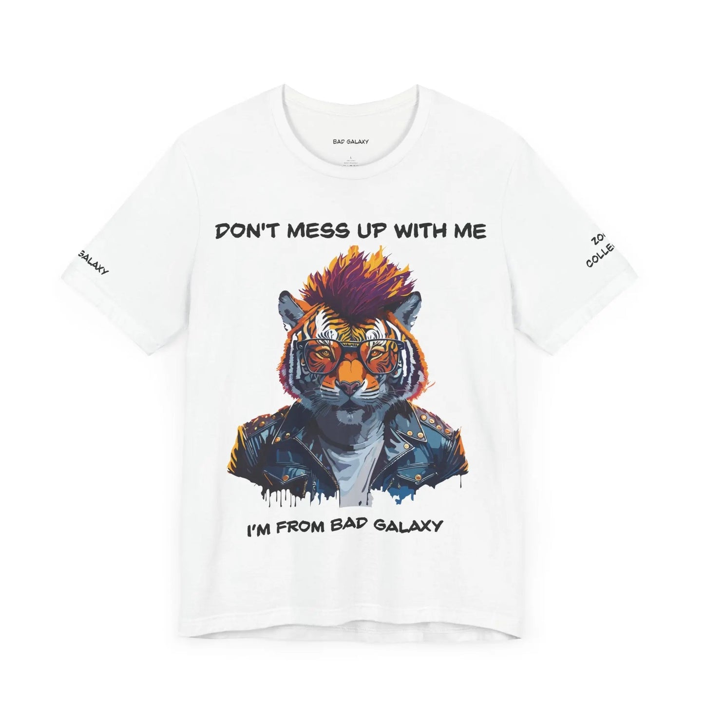 Bad Galaxy Animal T Shirt Cotton Comfort Eco Friendly Inks Printed In USA Free Shipping