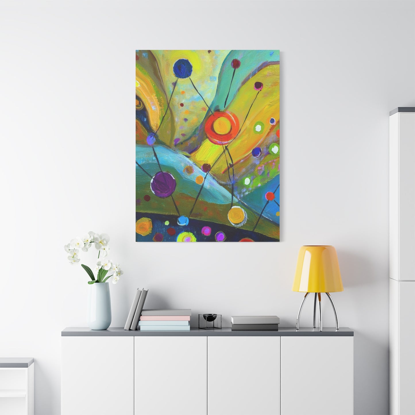 Abstract Oil Painting Print Canvas 20x24,20x30,24x30 24x32,24x36,30x40 32x48,36x48,40x60 Pine-Wood Inner Frame ABS-129
