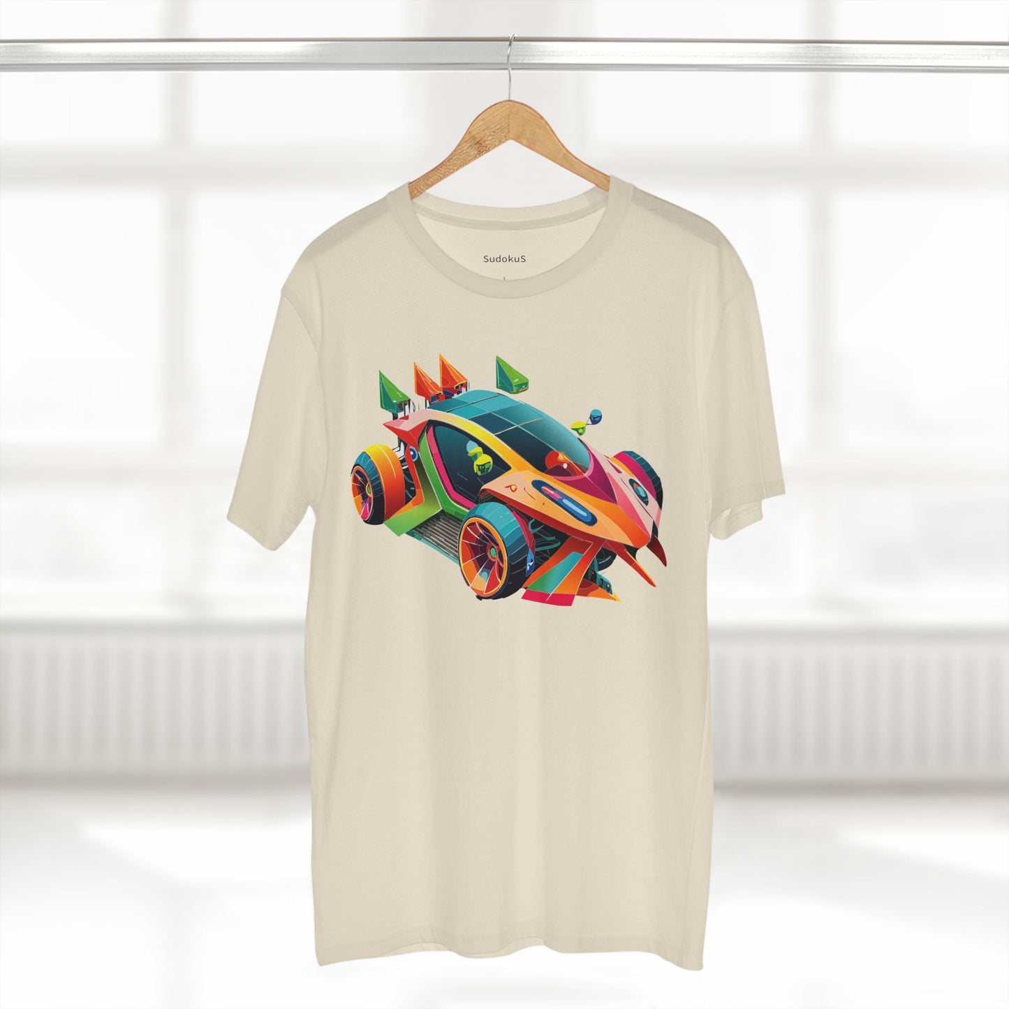 Car Graphic Unisex 100 Cotton Staple Tee 25