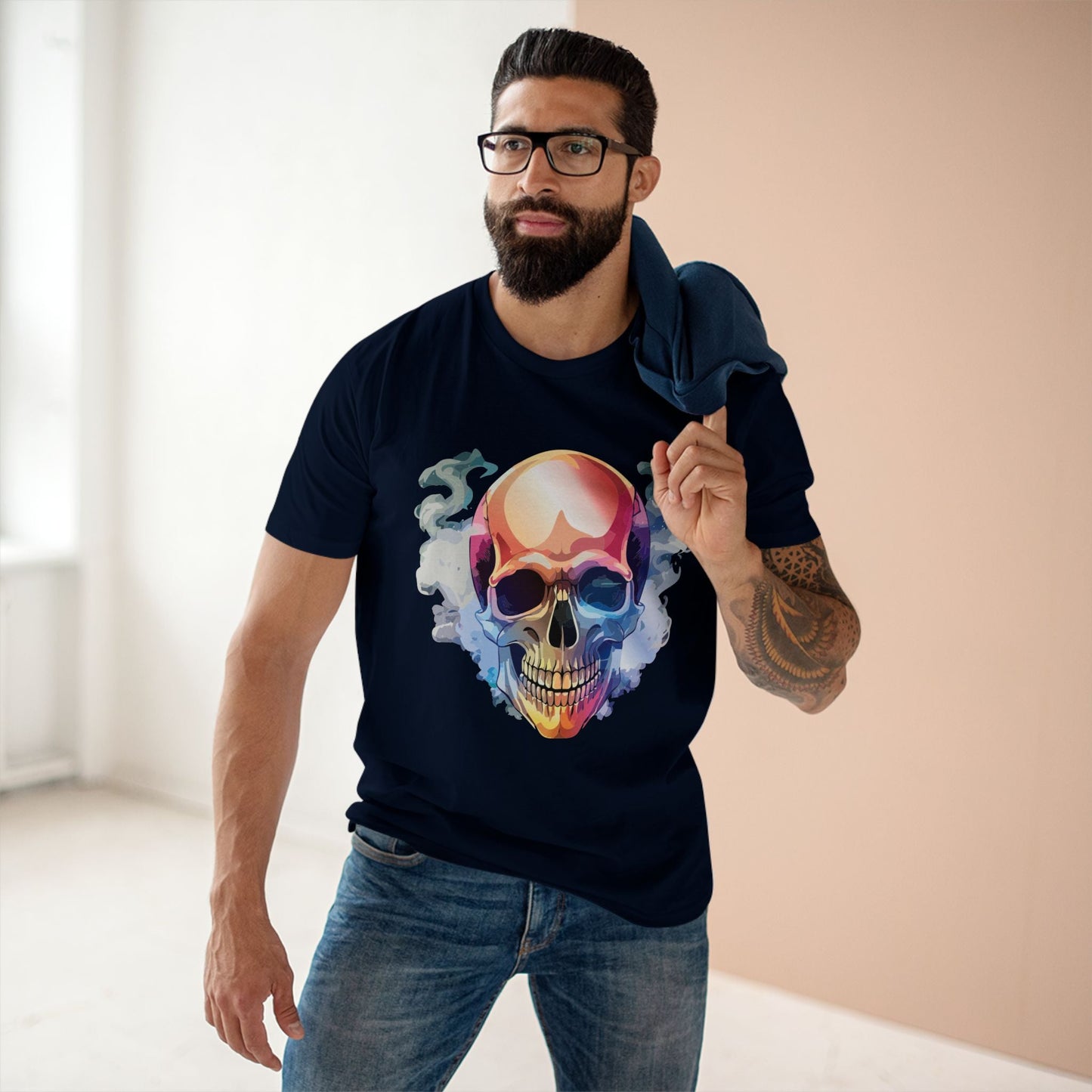 Skull Shirt Skeleton Art Tee Unisex Premium Cotton Retro2Nova From Art Collection