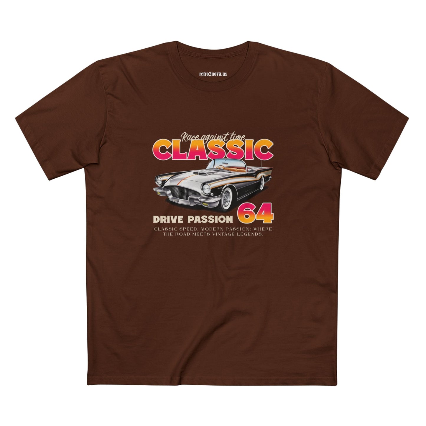 Retro Car Shirts Vintage Car Shirts Unisex Premium Cotton Tee With Original Art Design RC 16