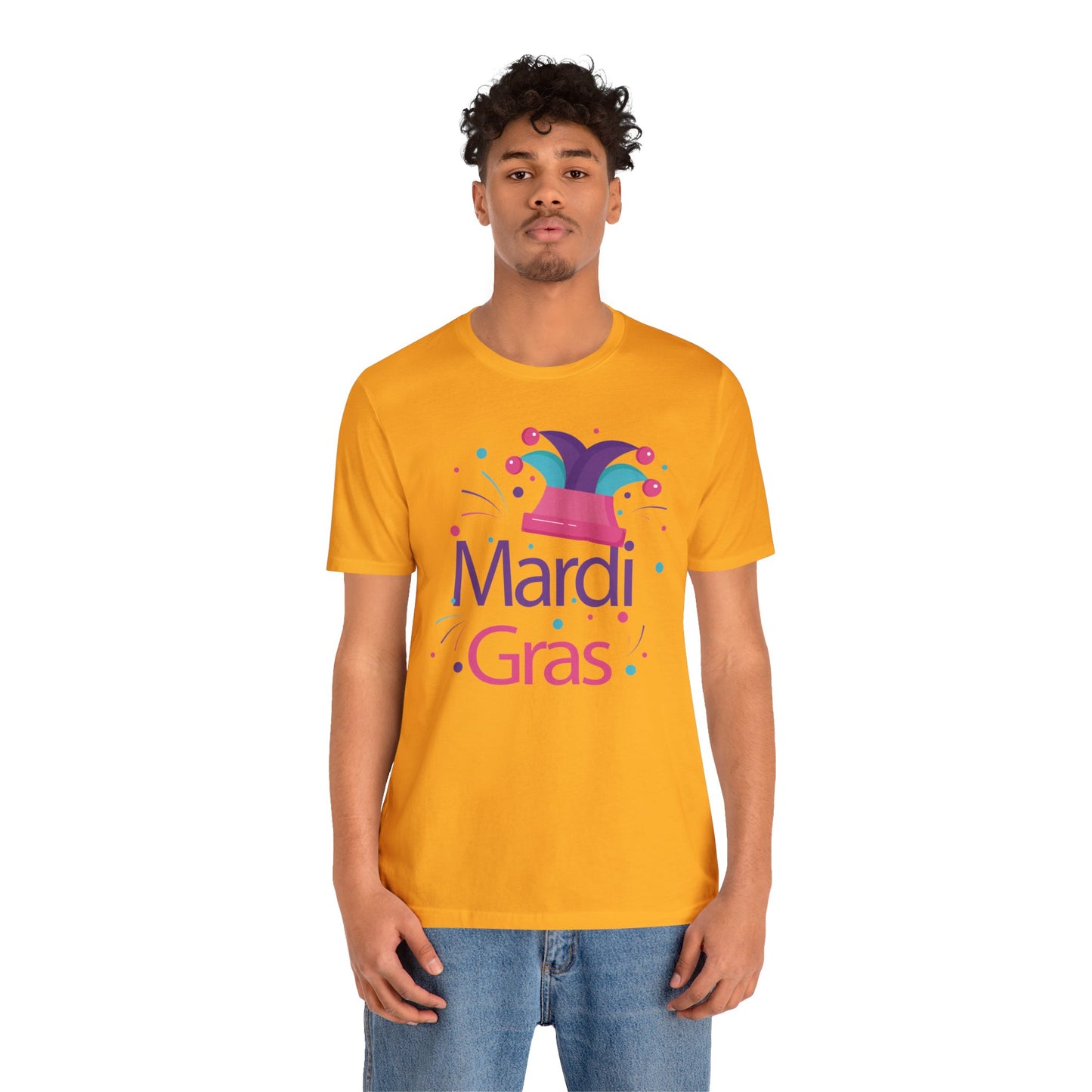 Tee-shirt en coton unisexe pour Mardi Gras