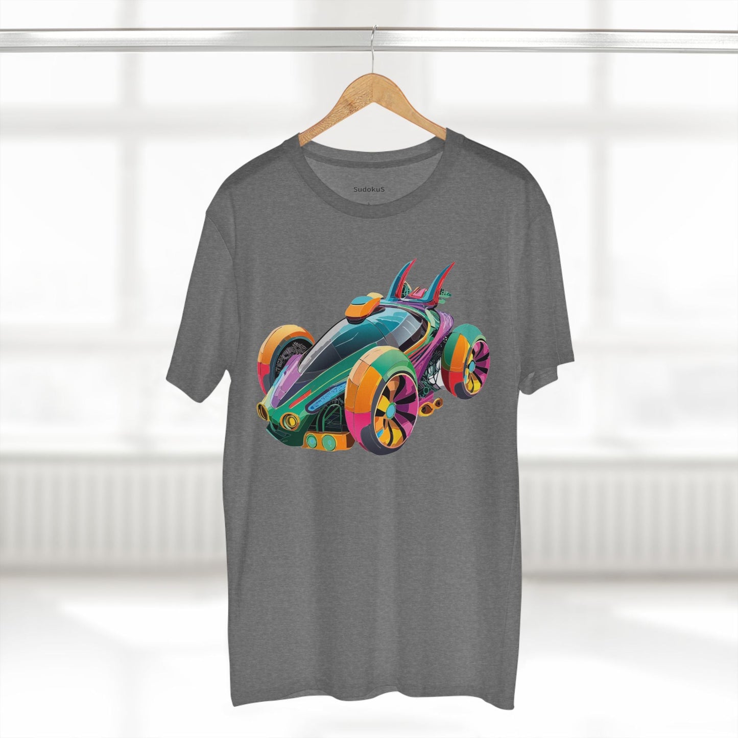 Car Graphic Unisex 100 Cotton Staple Tee 22