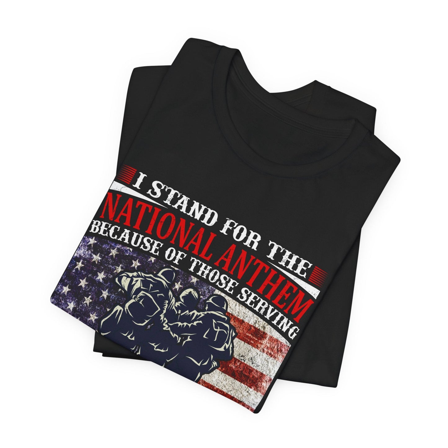 Army Veteran Patriotic Graphic Design Unisex Cotton T-Shirt v36