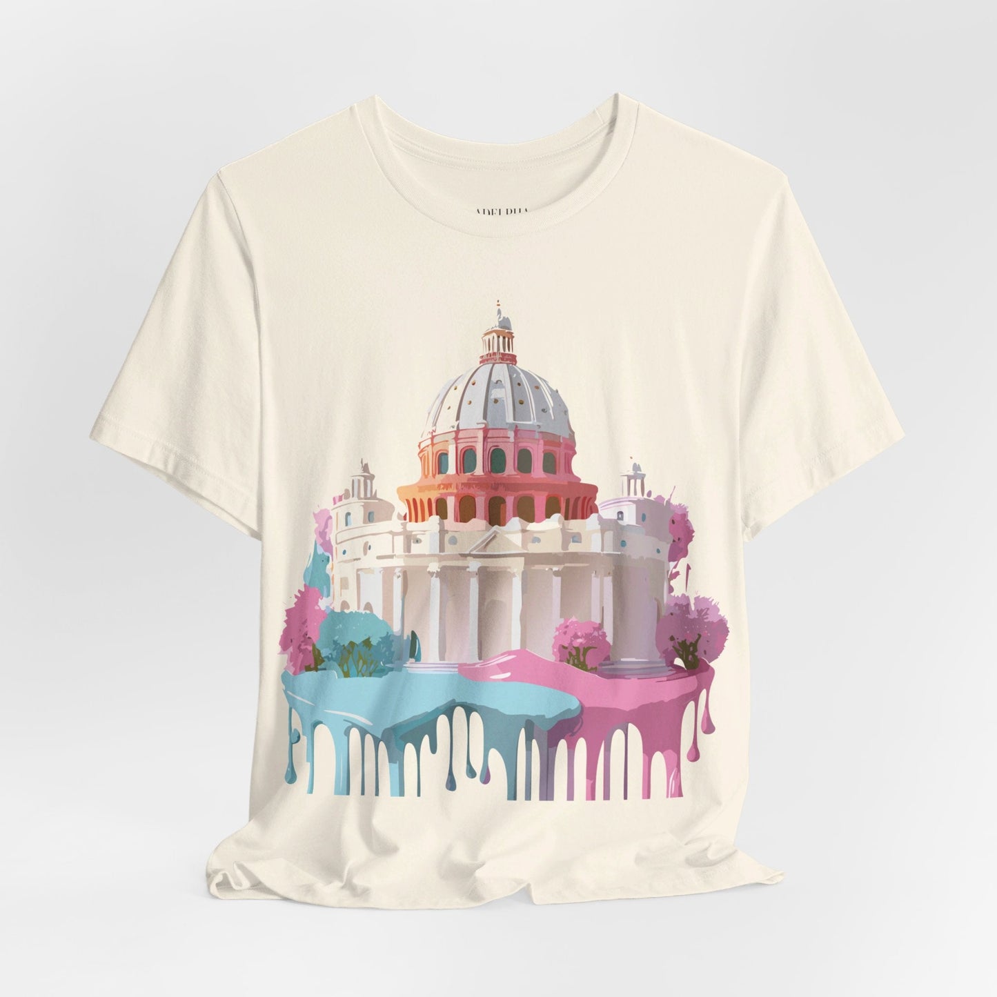 Adelpha Rome Tourist Shirt Unisex Graphic Tee With Vintage Art Design Comfortable Fit
