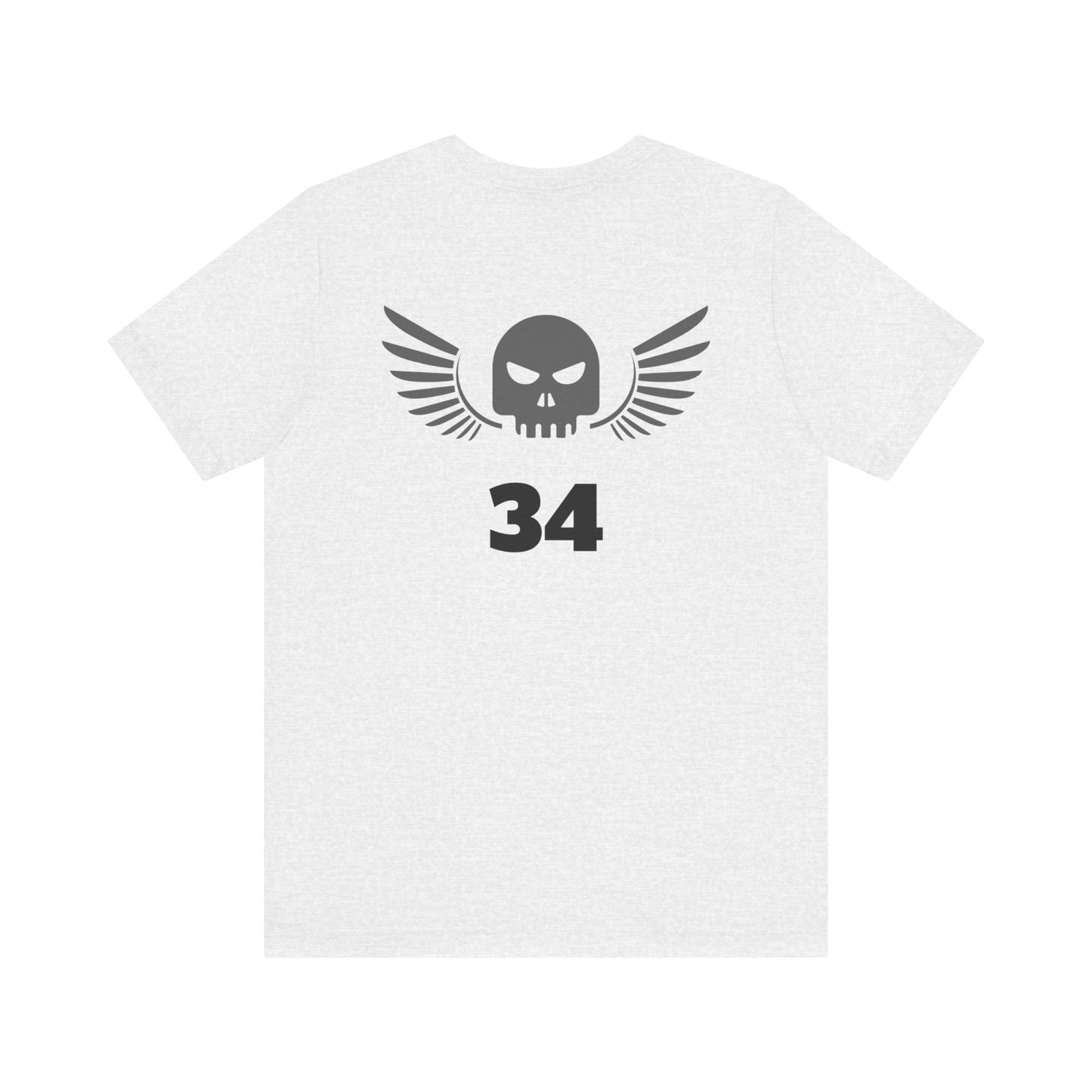 Unisex Cotton Tee Shirt with Skull