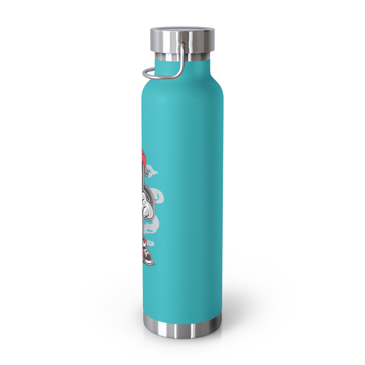 22oz Copper Insulated Water Bottle with Cartoon Design - CV8