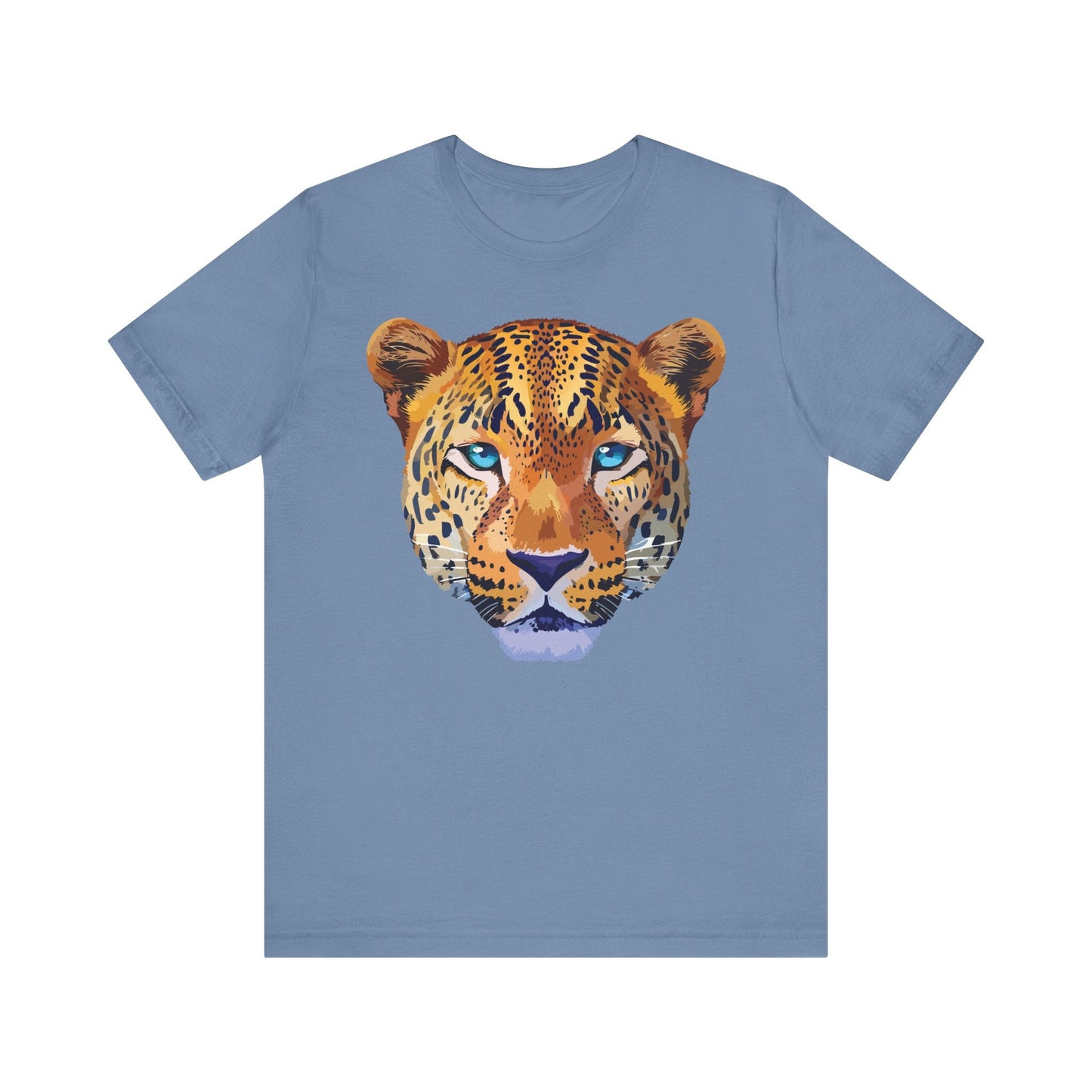 Unisex Animal Print Tee Shirt With Art Design Wild Animals Graphic Tee For Everyday Wear