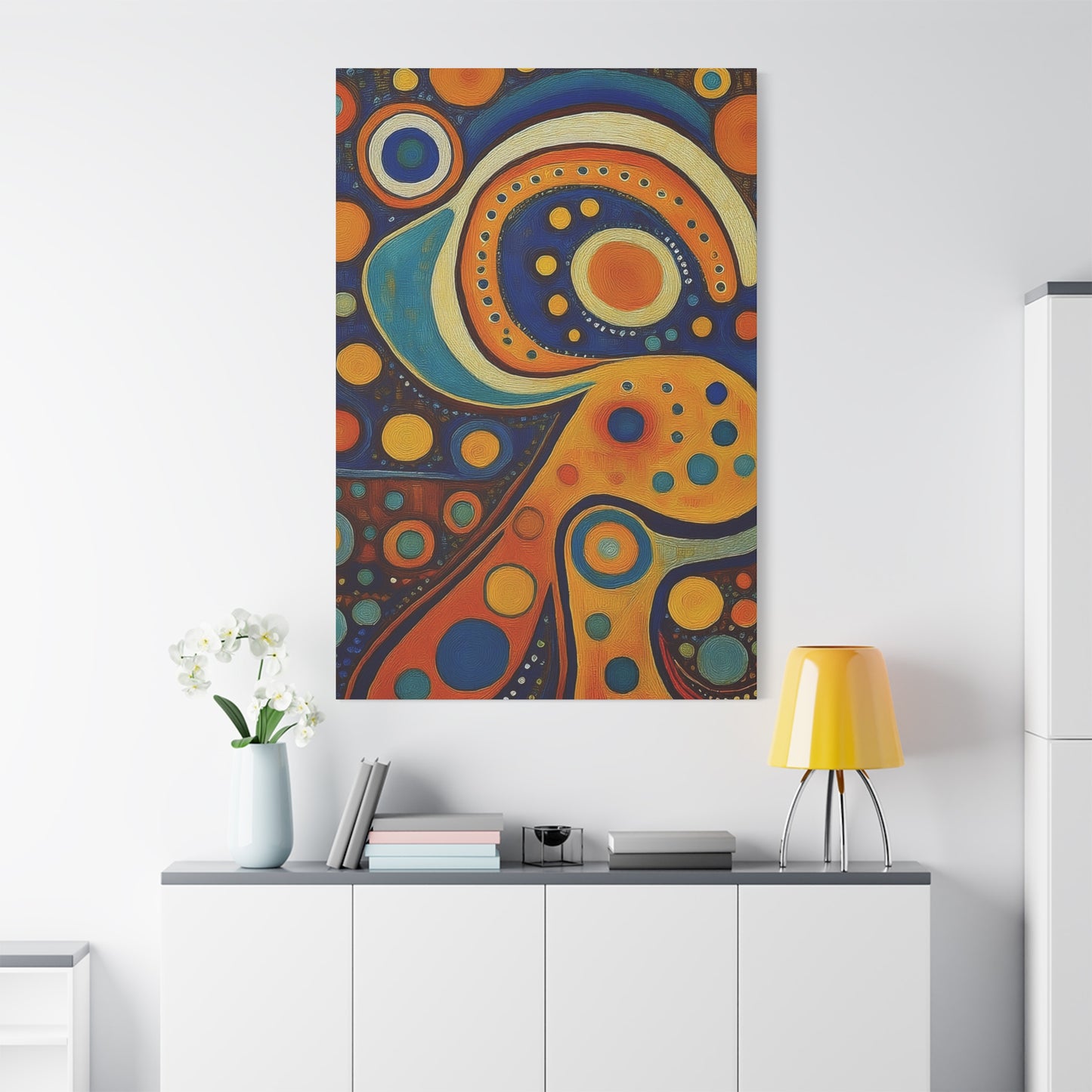 Abstract Oil Painting Print Canvas 20x24,20x30,24x30 24x32,24x36,30x40 32x48,36x48,40x60 Pine-Wood Inner Frame ABS-110