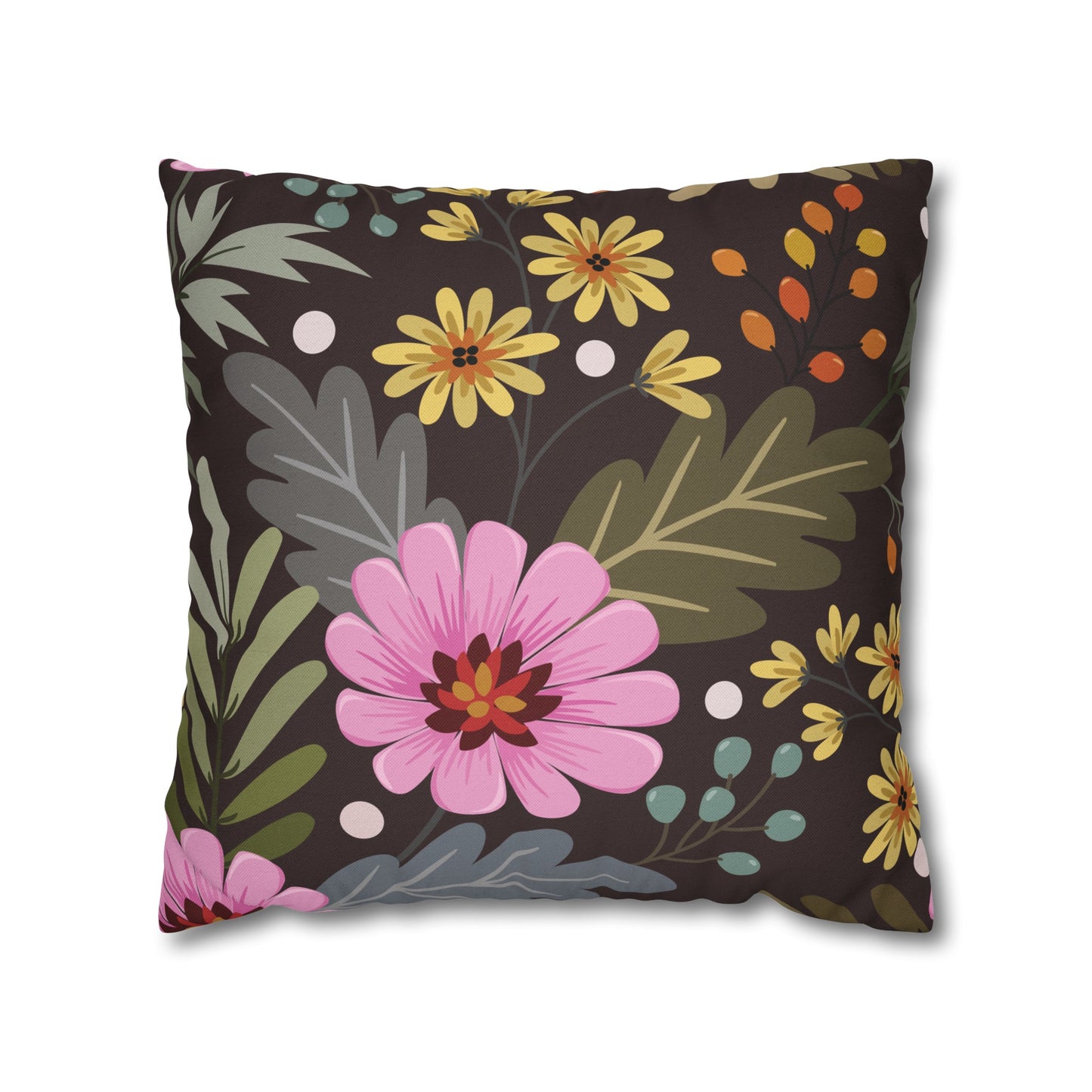 Floral Poly Pillowcase