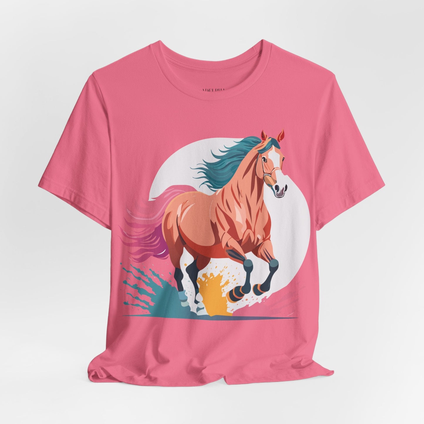 Horse Graphic Unisex 100 Cotton Vintage Animal Art T-Shirt 19
