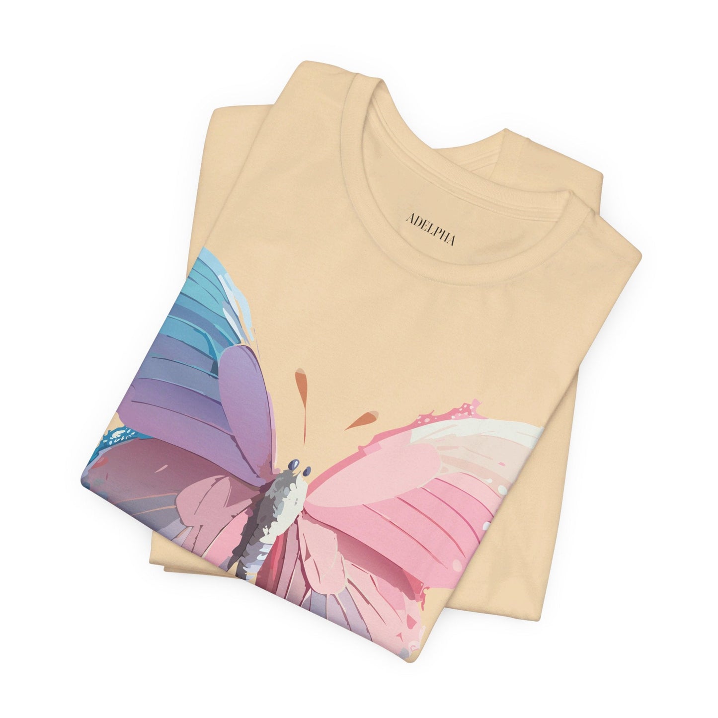 Butterfly Graphic Tee Unisex Vintage Inspired Art Design Adelpha