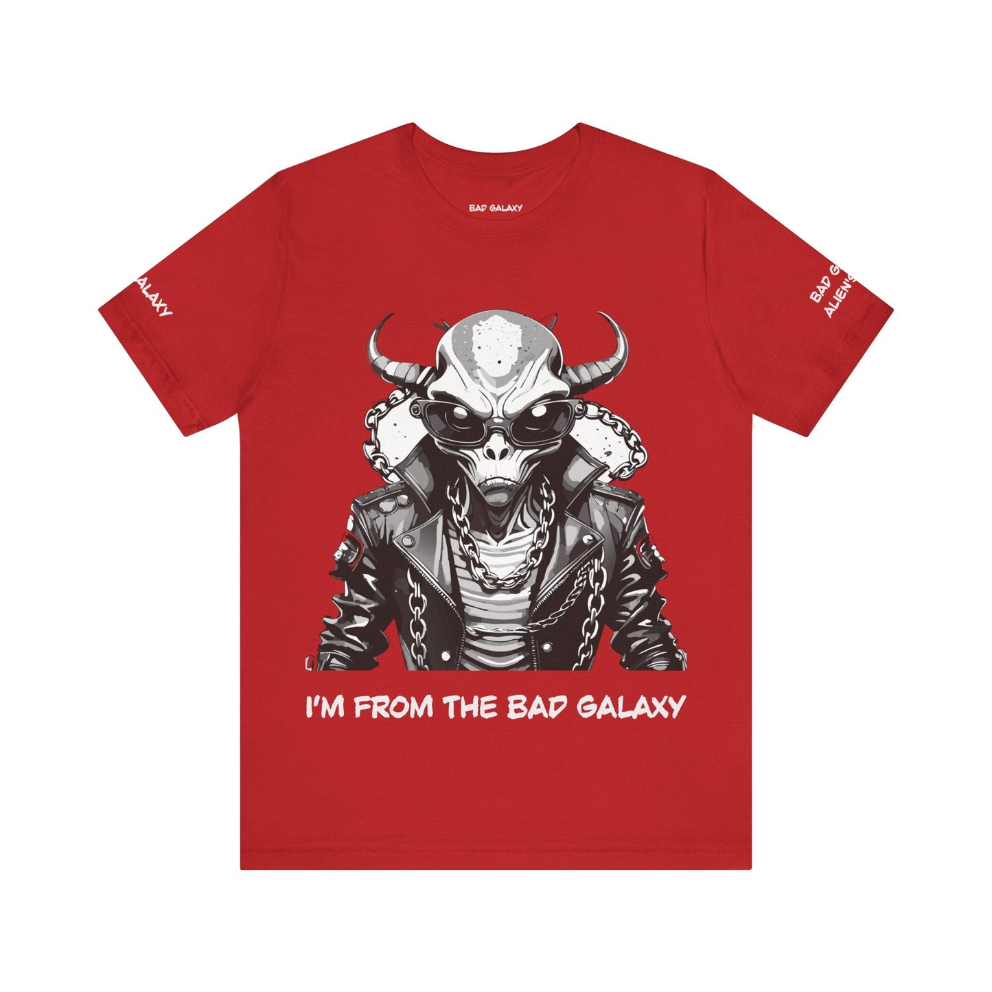 Alien Tee Shirt From Bad Galaxy 100 Cotton Made To Order With Eco Friendly Inks Free Shipping