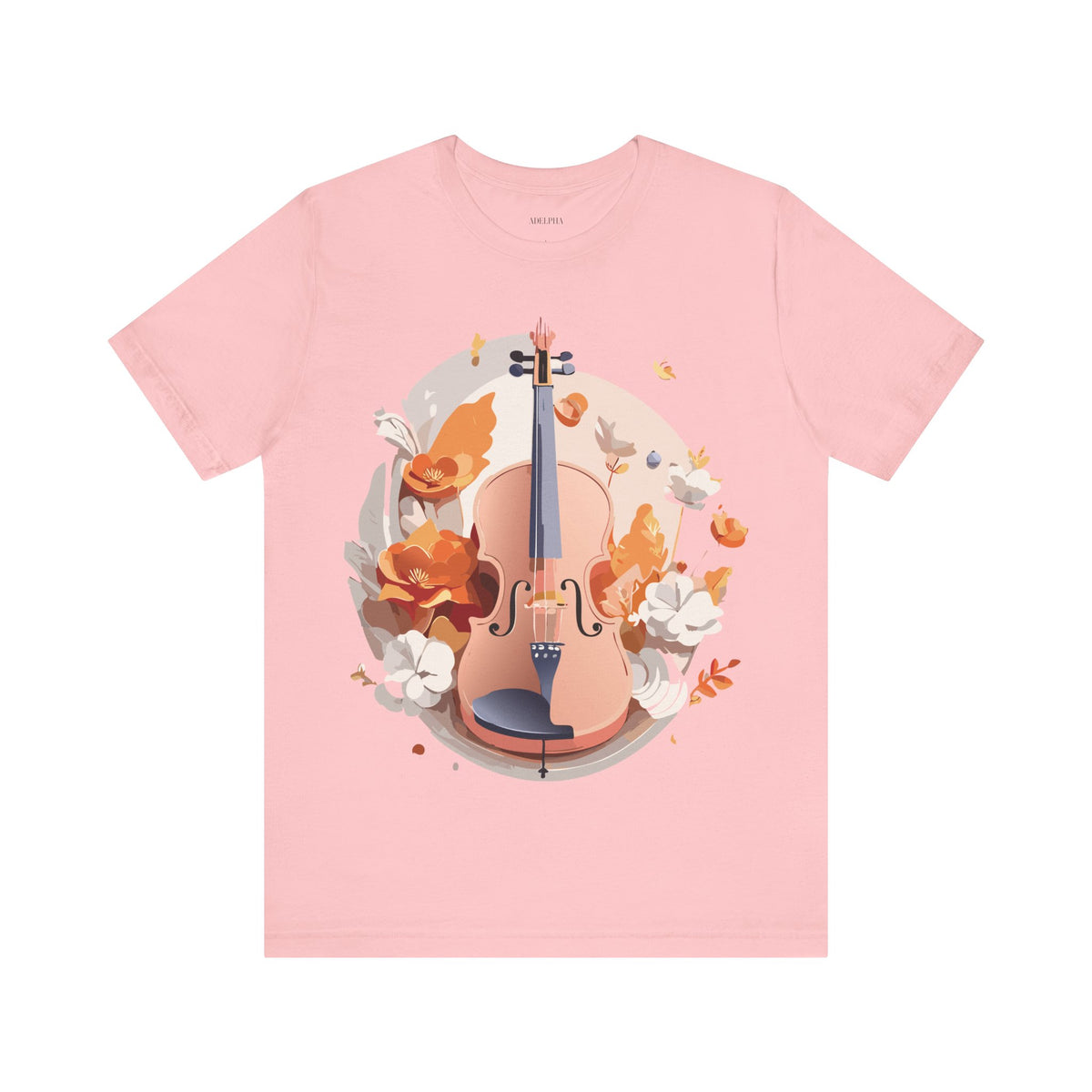 Music Graphic Unisex Cotton Bella+Canvas Tee with Art Design m173