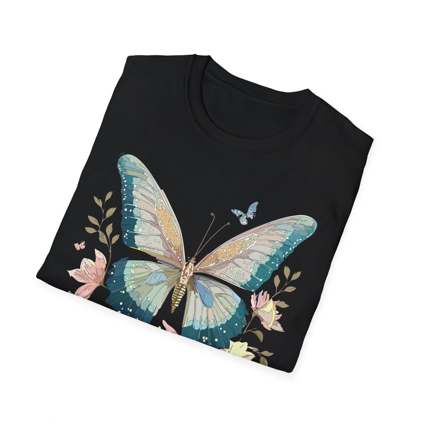Butterfly T Shirt Unisex Softstyle Short Sleeve Gildan 64000 Monarch Inspired Shirt