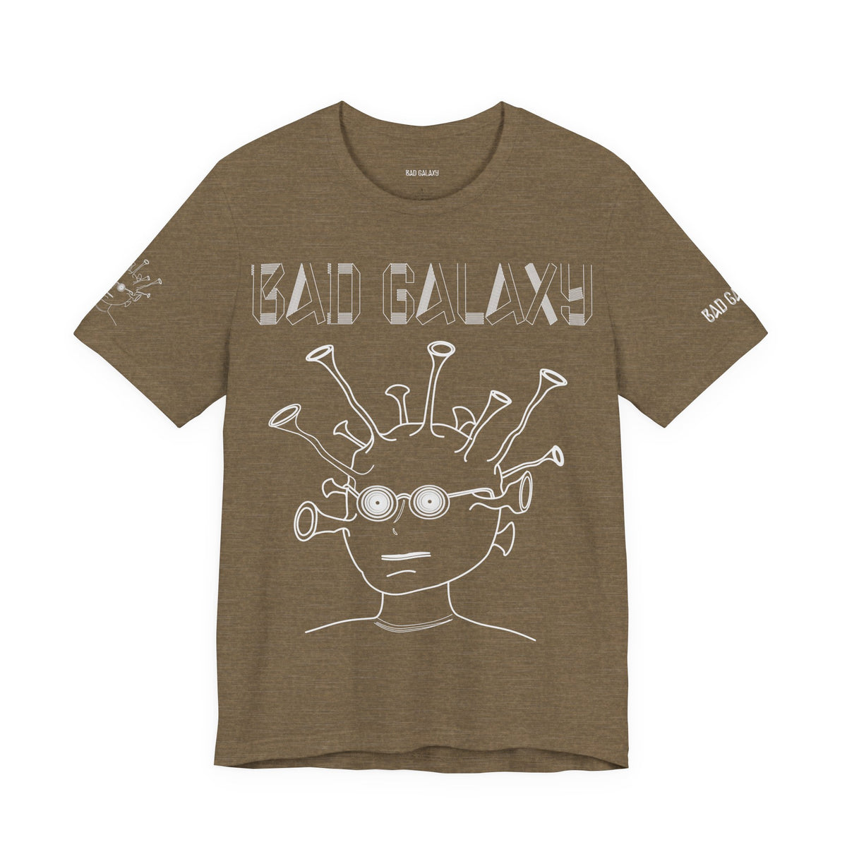 Alien Graphic Unisex Cotton Bella+Canvas Tee with Art Design b53