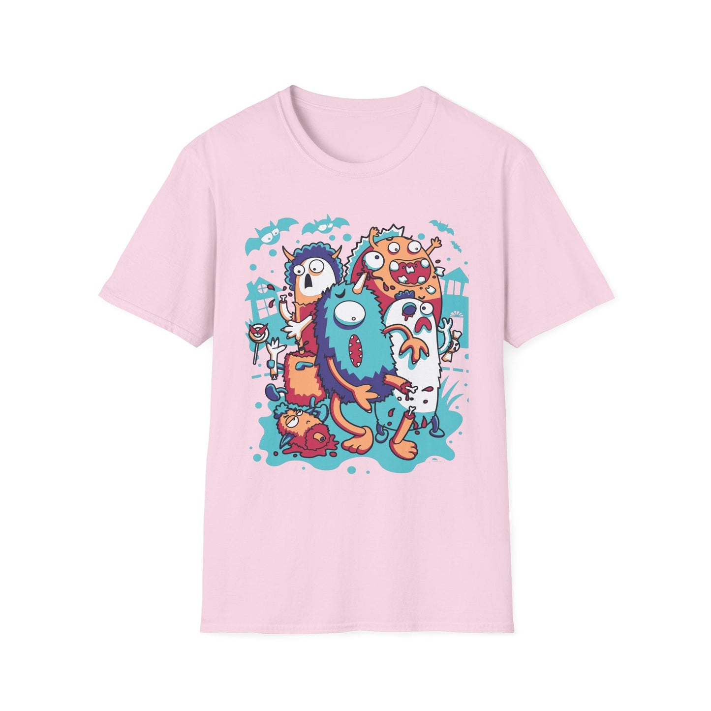 Cartoon T Shirt Animation Tee Funny Graphic Unisex Softstyle 100 Percent Ring Spun Cotton Tee