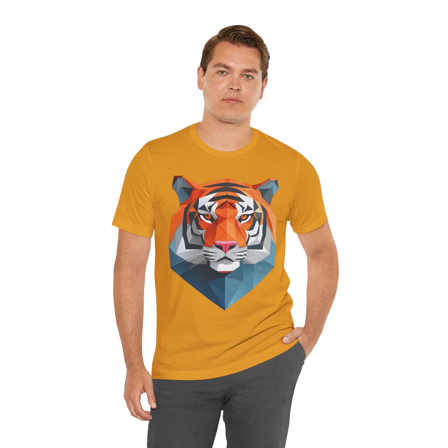 Unisex Animal Artwork Tee Shirt With Wild Animals Design For Everyday Wear And Comfort