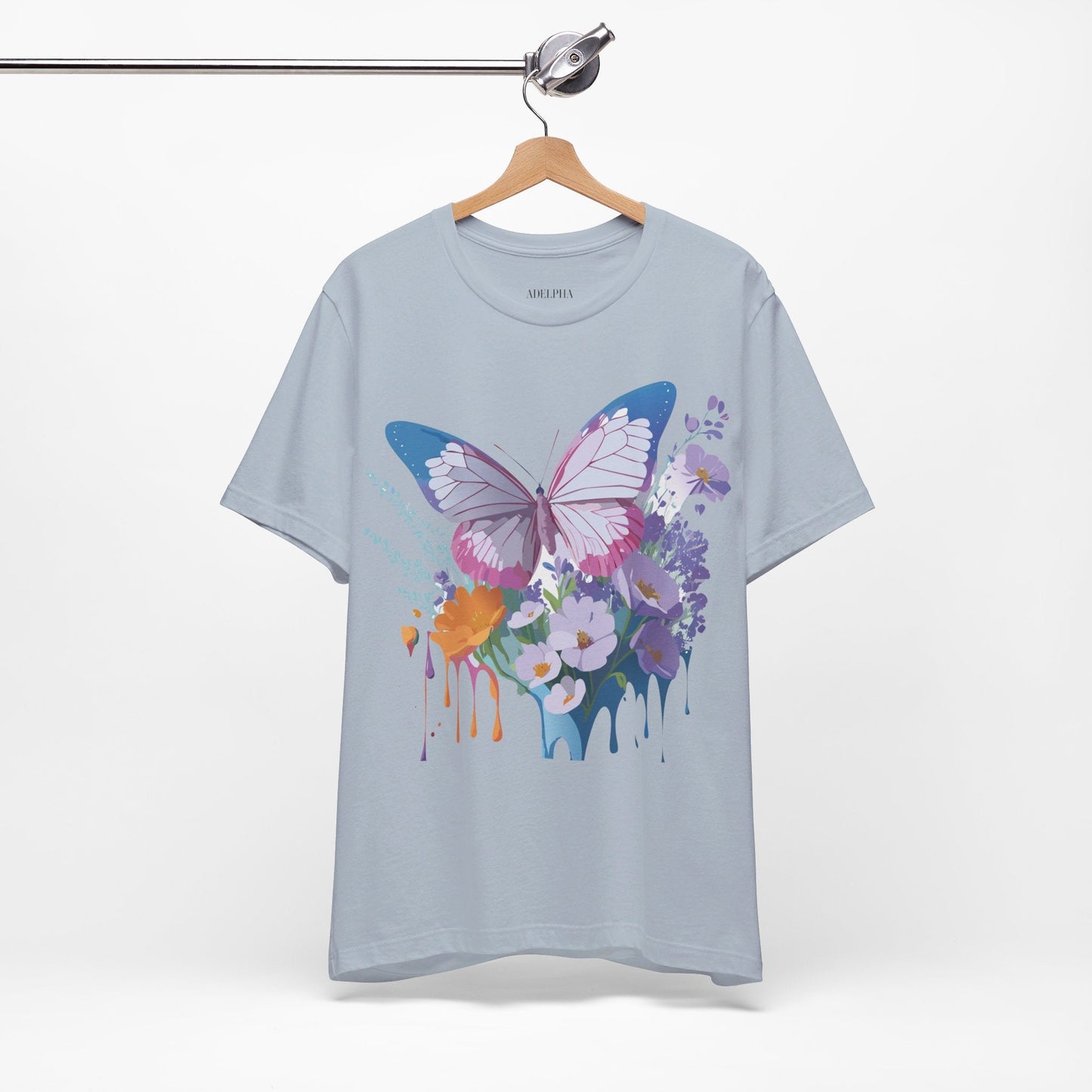 Unisex Butterfly Graphic Tee Adelpha Art Design Vintage Inspired Jersey Tee