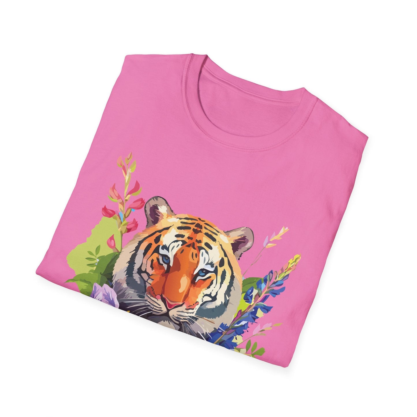 Tiger Shirt Unisex Gildan Softstyle Tee 100 Percent Ring Spun Cotton