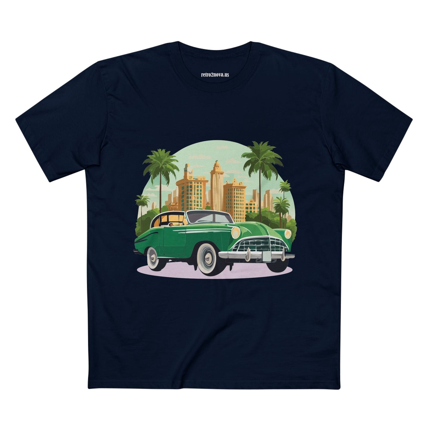 Retro Car Shirts Vintage Car Tee RC 18 Unisex Premium Cotton Art Print Tee Limited Edition
