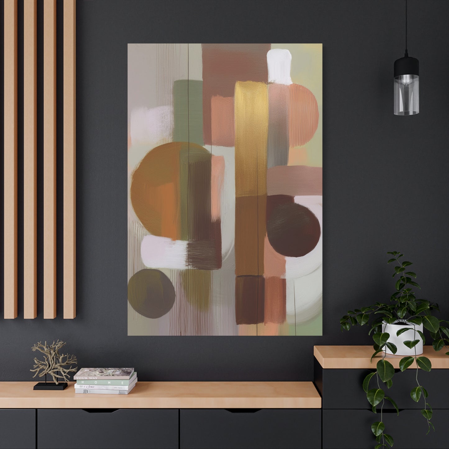 Abstract Geometric Painting Print Canvas 20x24,20x30,24x30 24x32,24x36,30x40 32x48,36x48,40x60 Pine-Wood Inner Frame ABS-52