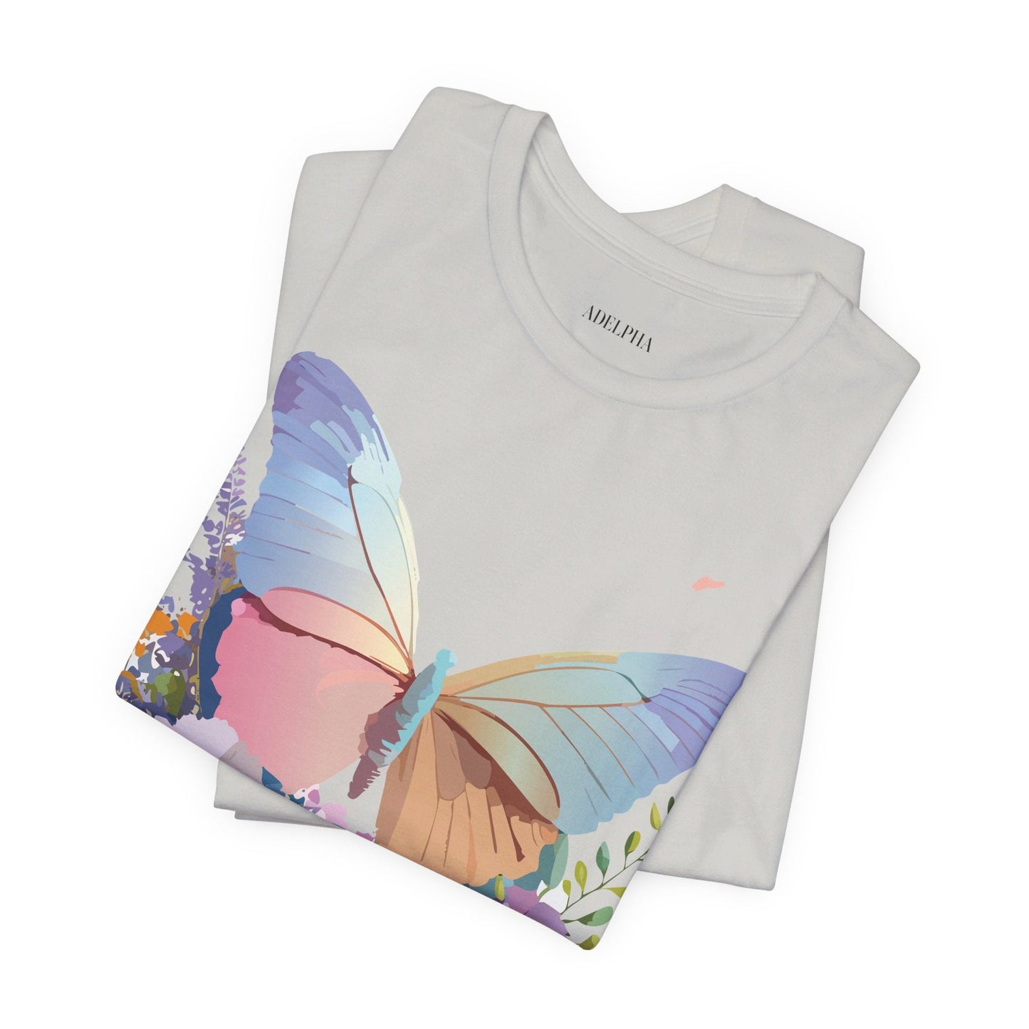 Butterfly Graphic Tee Unisex Vintage Inspired Art Design by Adelpha