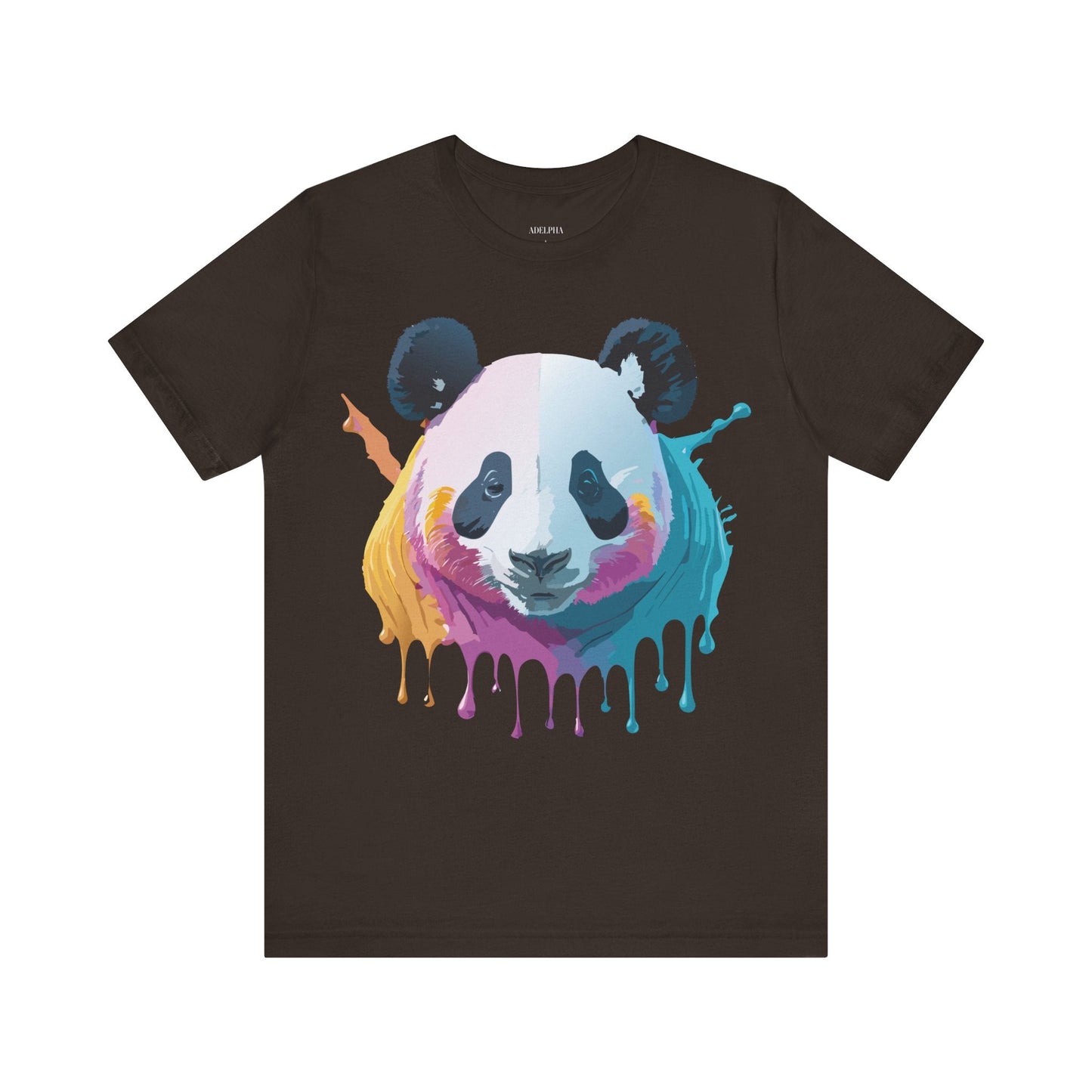 Adelpha Panda Graphic Tee Unisex Vintage Inspired Art Design Short Sleeve Shirt Edition