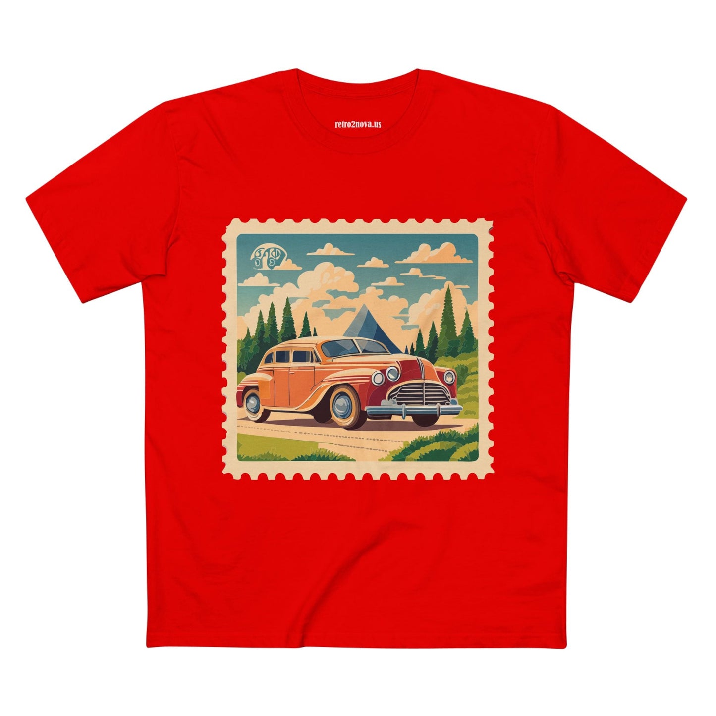Stamp Shirt Postage Stamp Tee PS-30 Unisex Premium Cotton Original Art Design By Retro2Nova