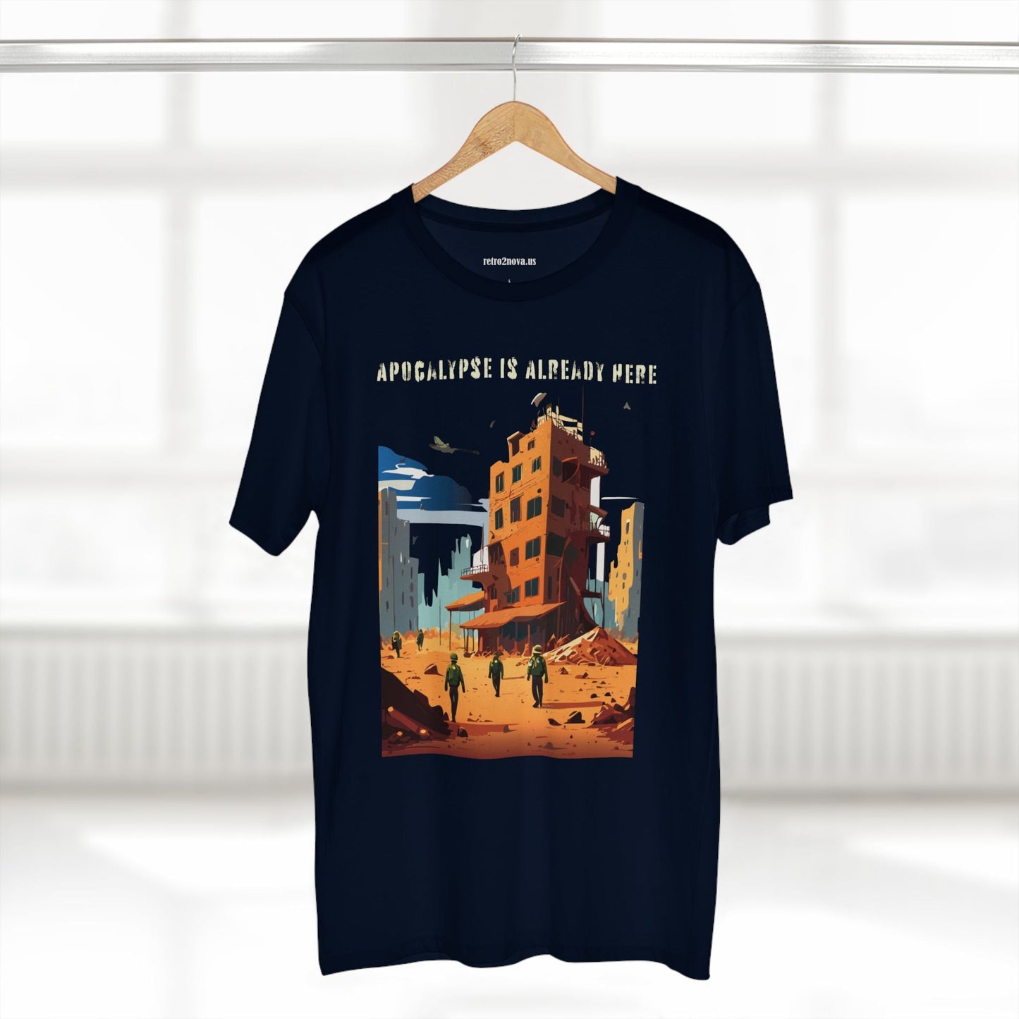 Cataclysm Doomsday Shirt Unisex Premium Cotton Tee With Original Art By Retro2Nova