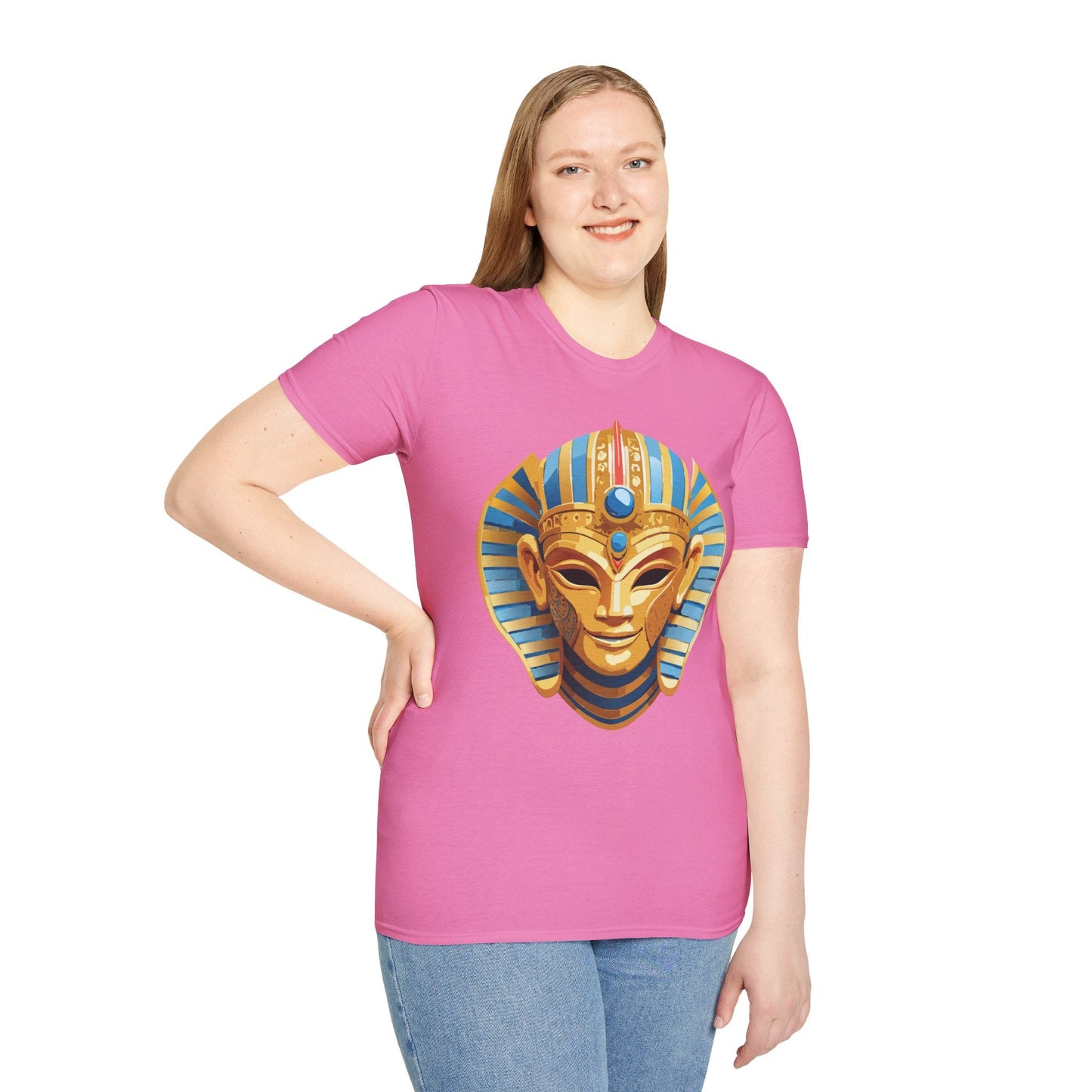 Mask Graphic Unisex Cotton Masquerade Design Artwork Tee 23