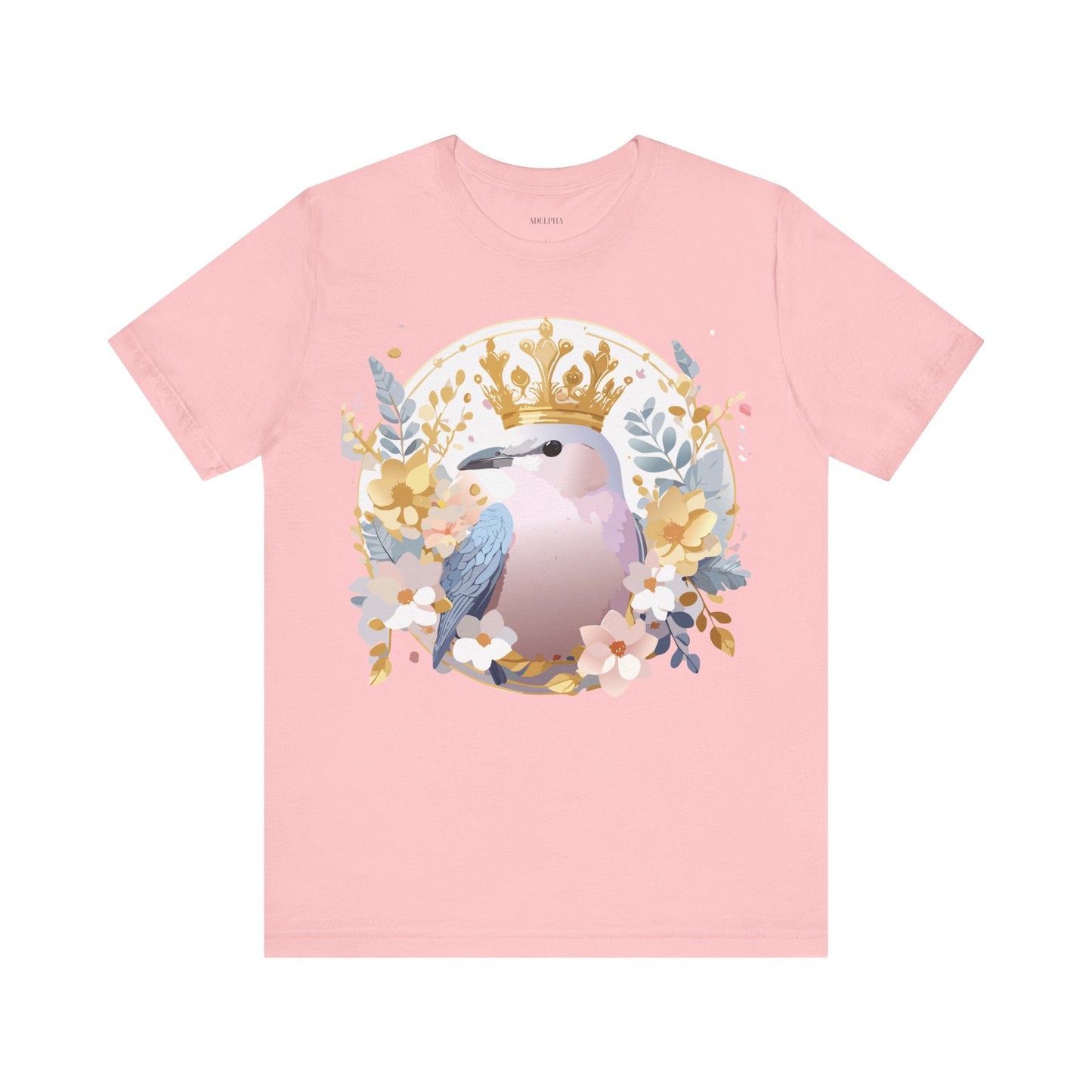 Adelpha Medallion Graphic Tee Unisex Short Sleeve Vintage Inspired Artwork Shirt