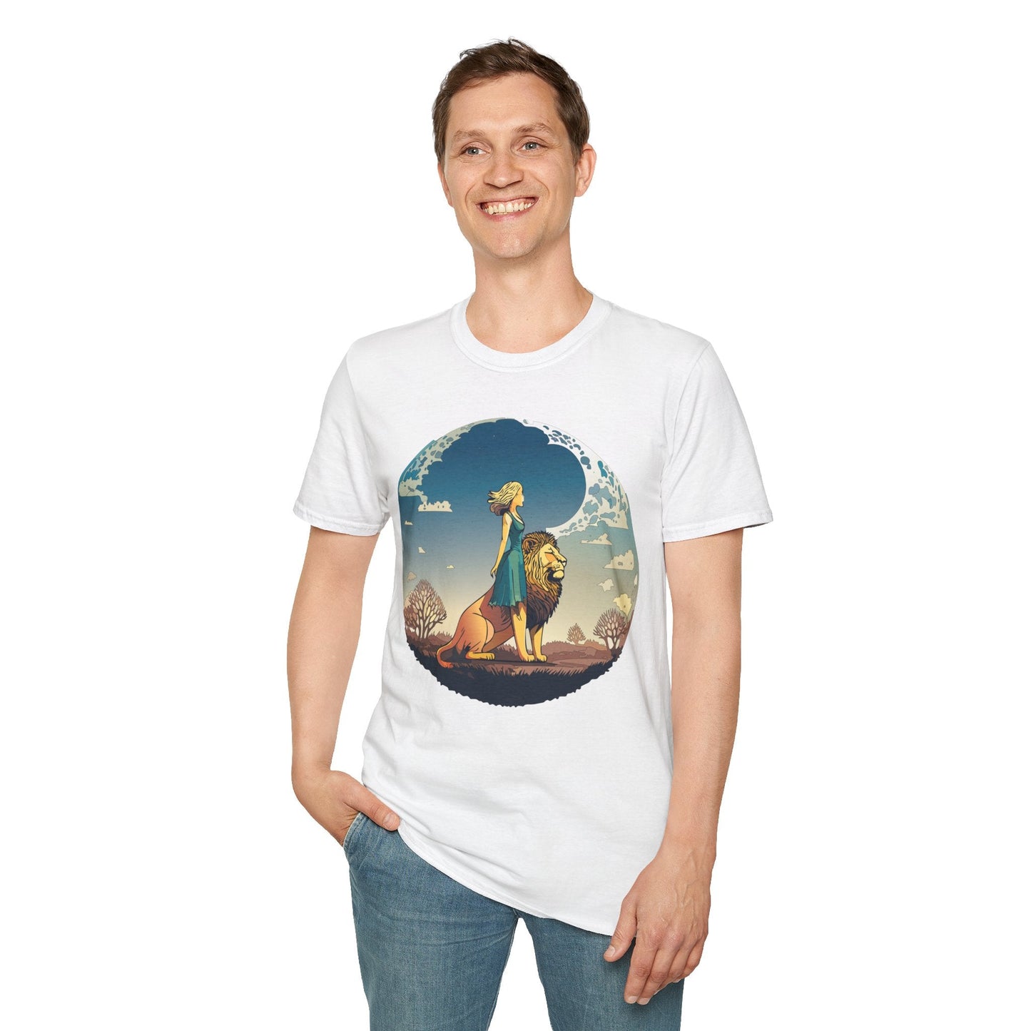 Womens Graphic T Shirt Art Design Tee Softstyle 64000 100 Percent Cotton Unisex Comfort