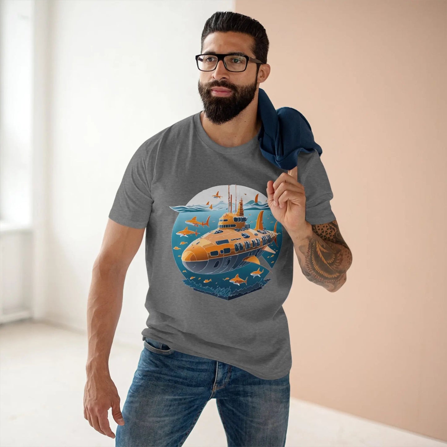 Ocean Coast Graphic Unisex 100 Cotton Staple Tee 19