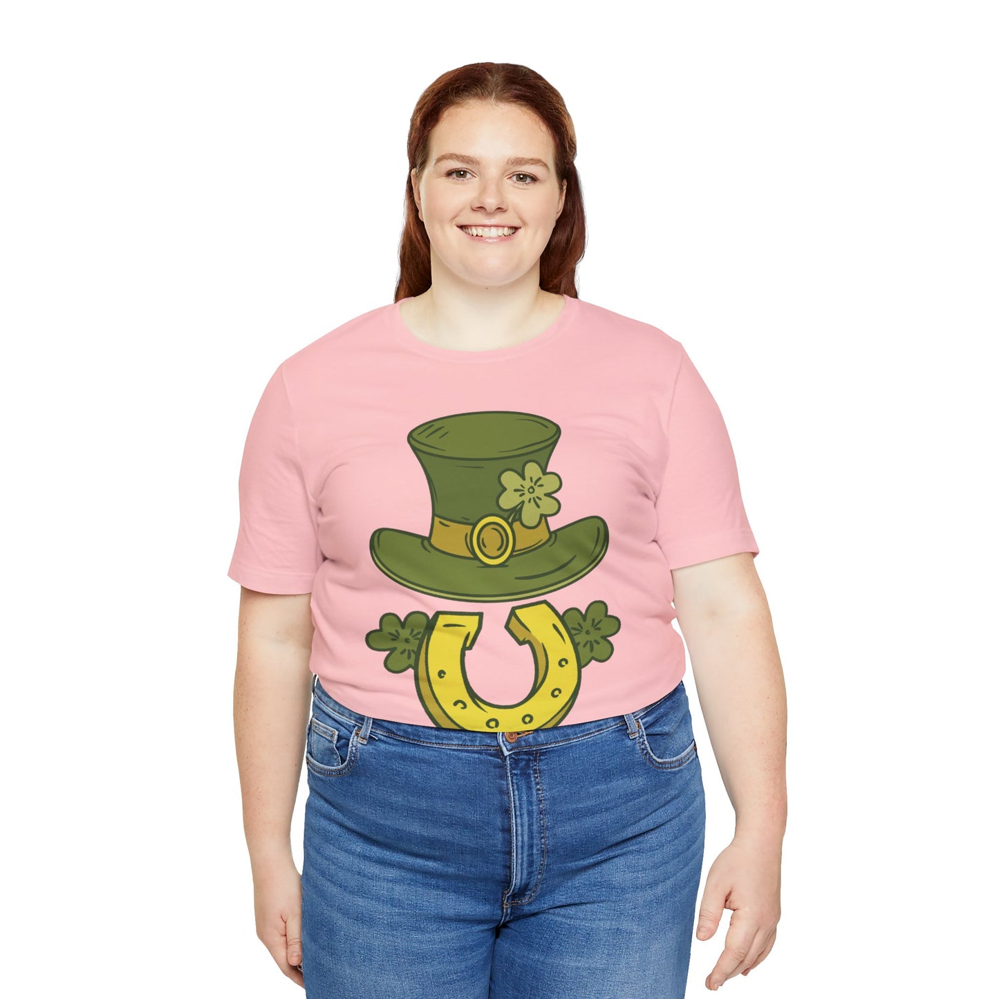 Unisex Cotton Tee Shirt with Lucky Prints