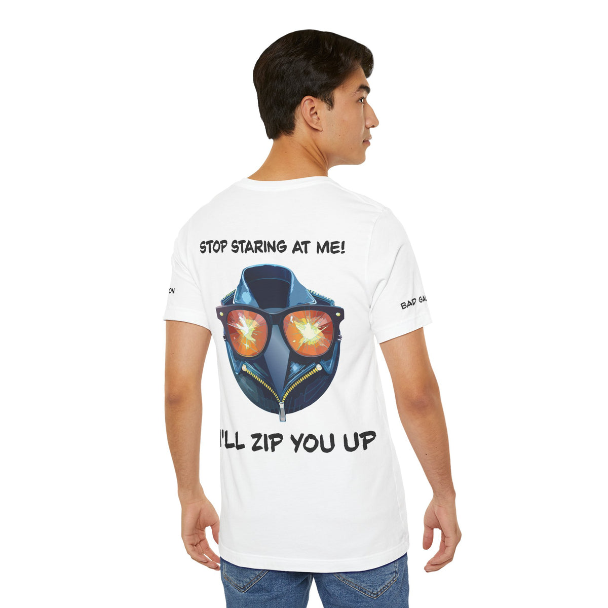 Animal Graphic Unisex Cotton Bella+Canvas Tee with Art Design b7