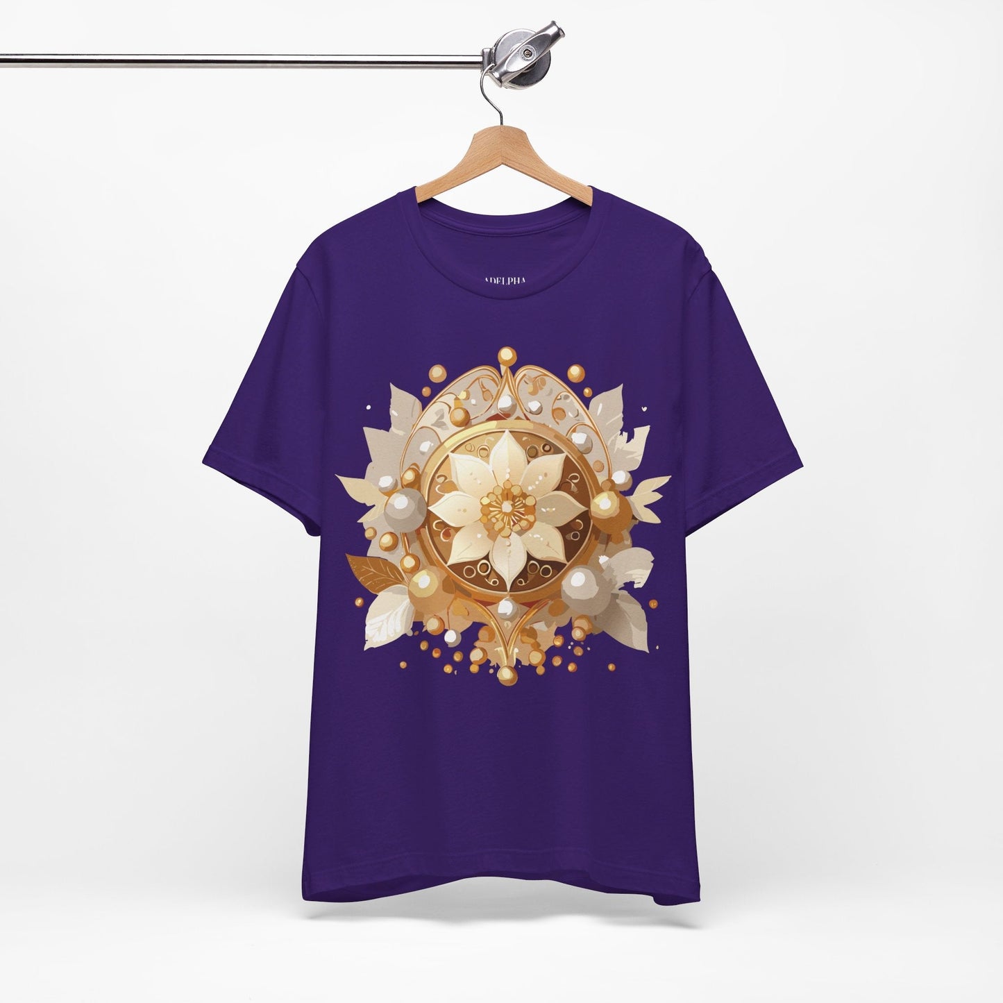 Jewelry Graphic Unisex 100 Cotton Vintage Treasure Art T-Shirt 47