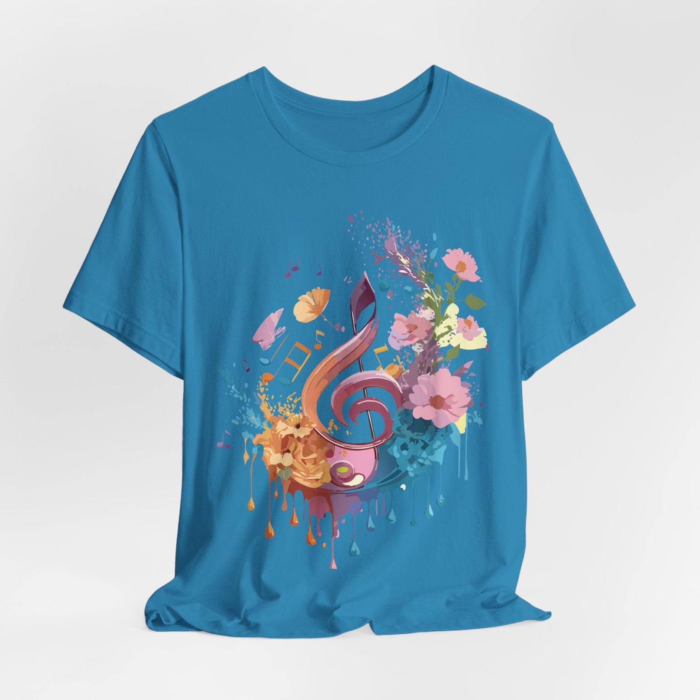 Unisex Graphic T Shirt From Adelpha With Vintage Music Inspired Artwork Short Sleeve Tee